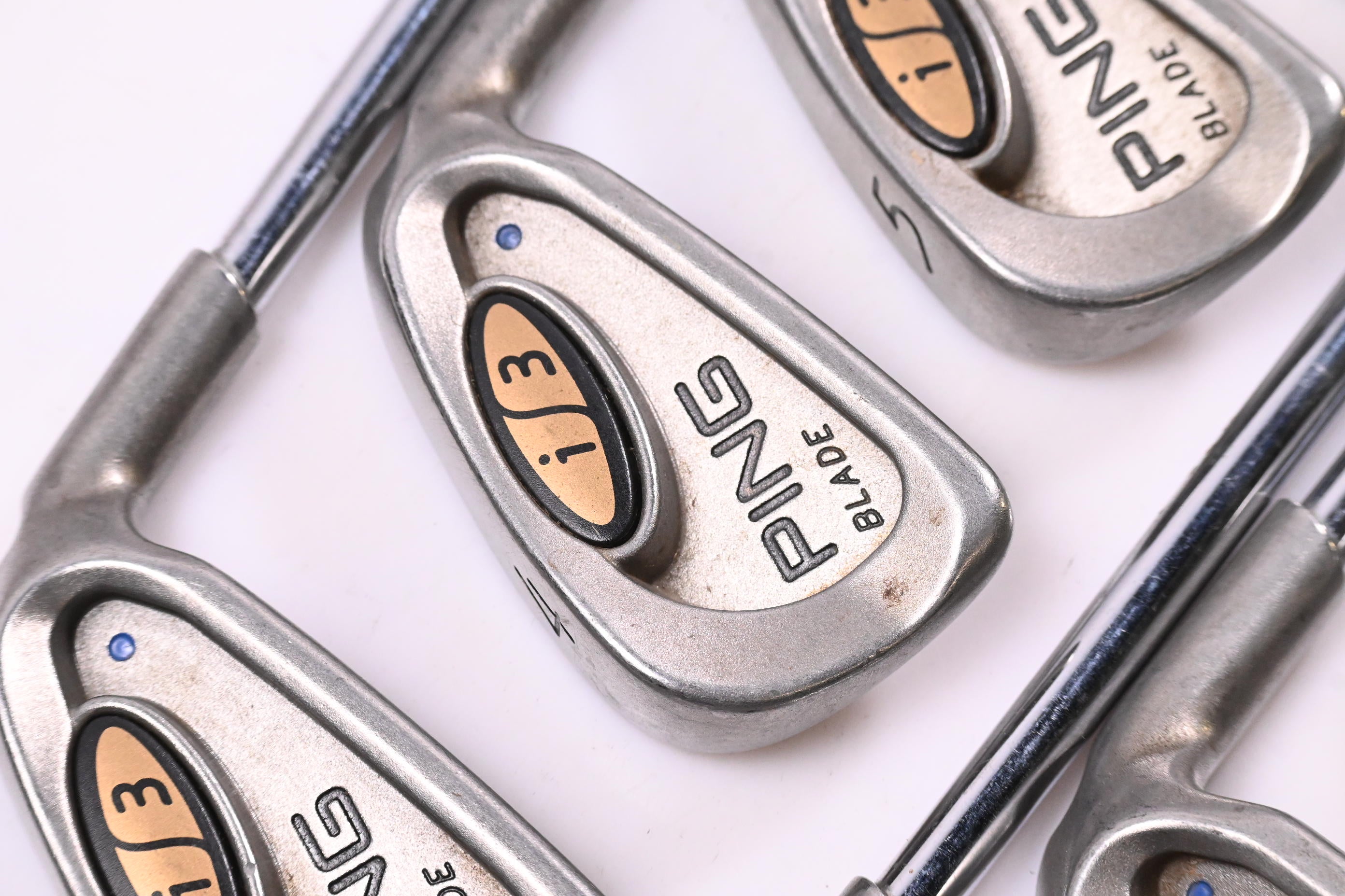 Ping i3 Irons / 3-PW / Blue Dot / Stiff Flex Ping JZ Shafts