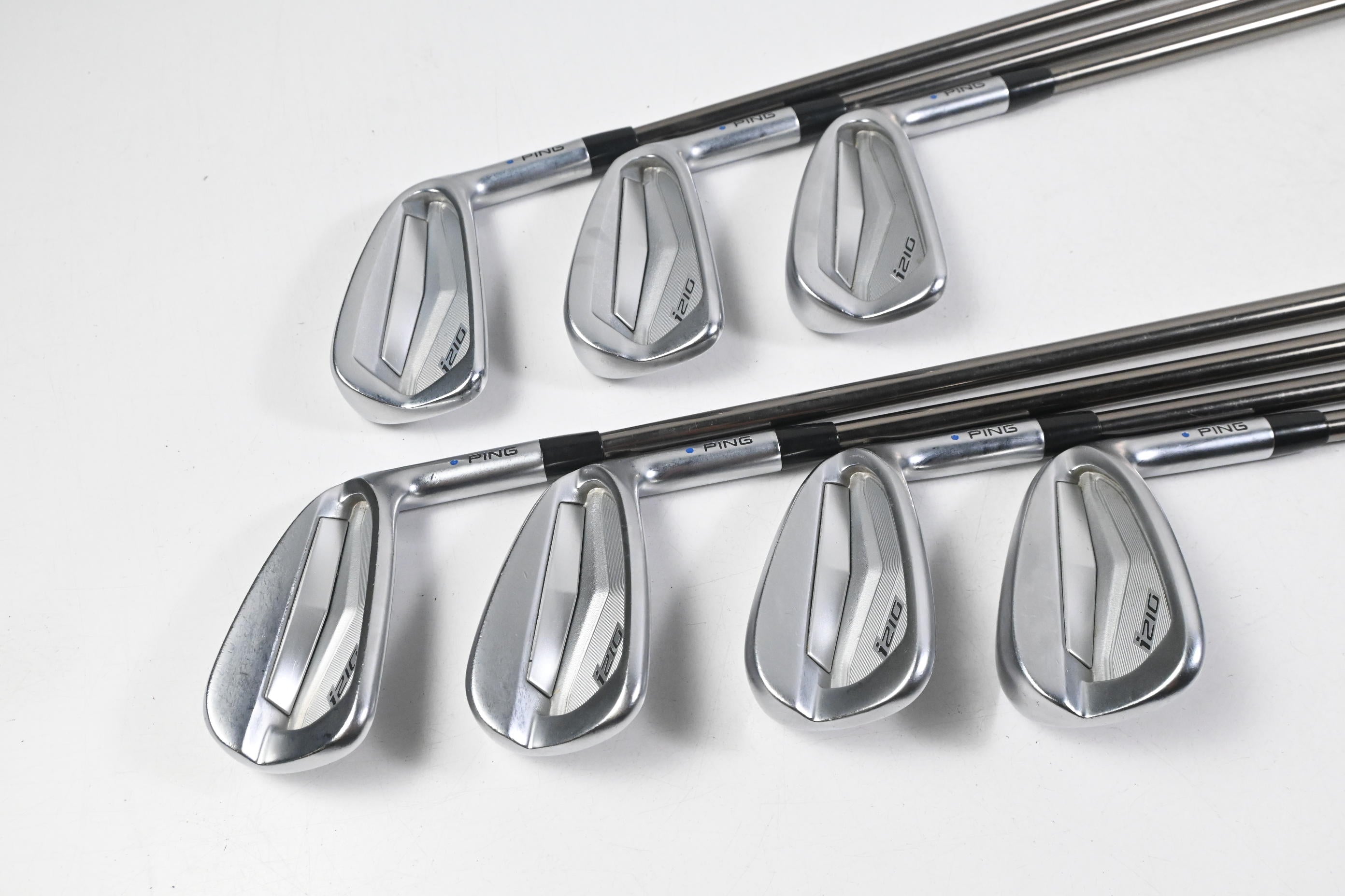 Ping i210 Irons / 4-PW / Blue Dot / Regular Flex UST Mamiya Recoil ES 780 Shafts