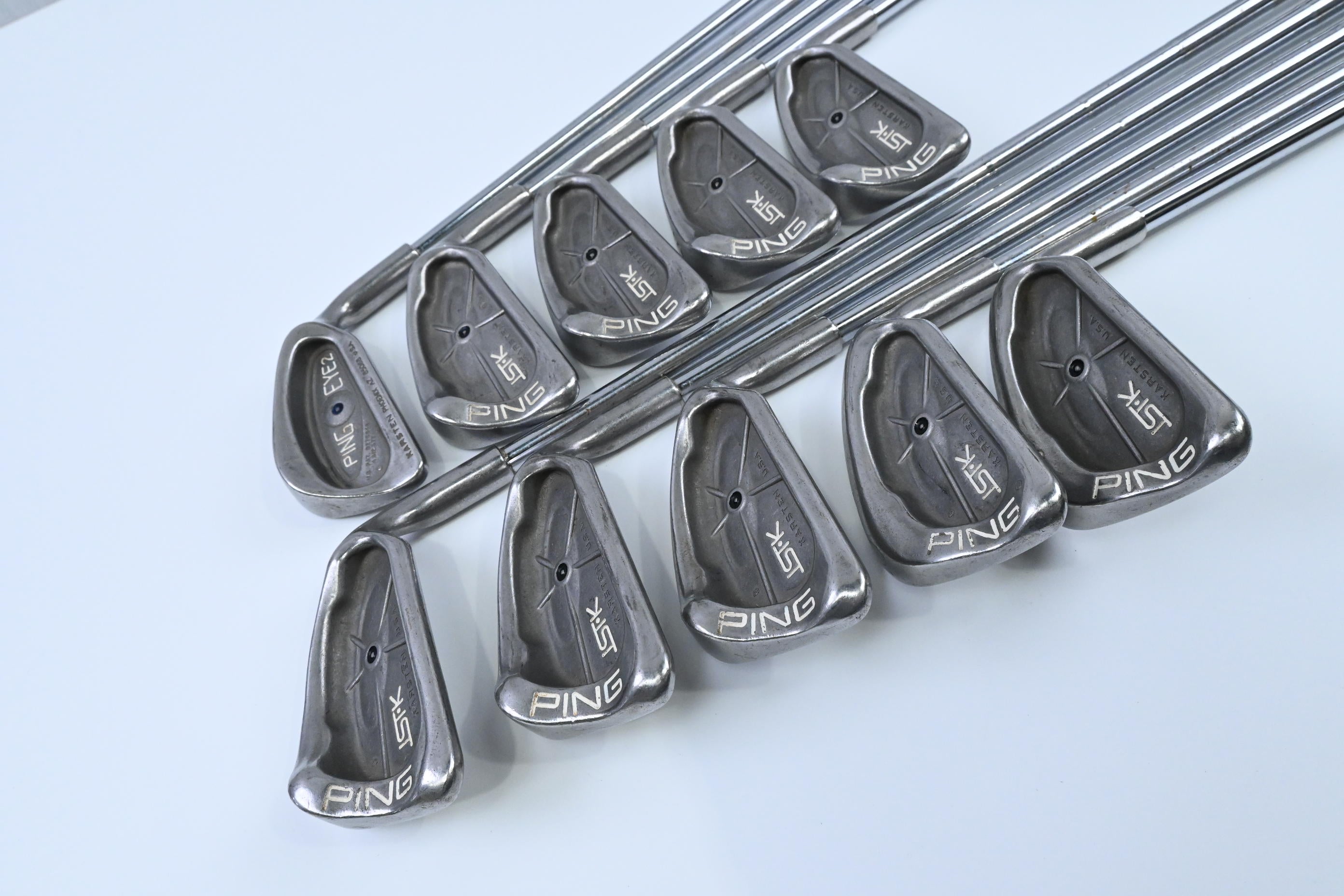 Ping ISI-K Irons / 1-PW+SW / Missing #2 Iron / Black Dot / Stiff Flex Ping JZ