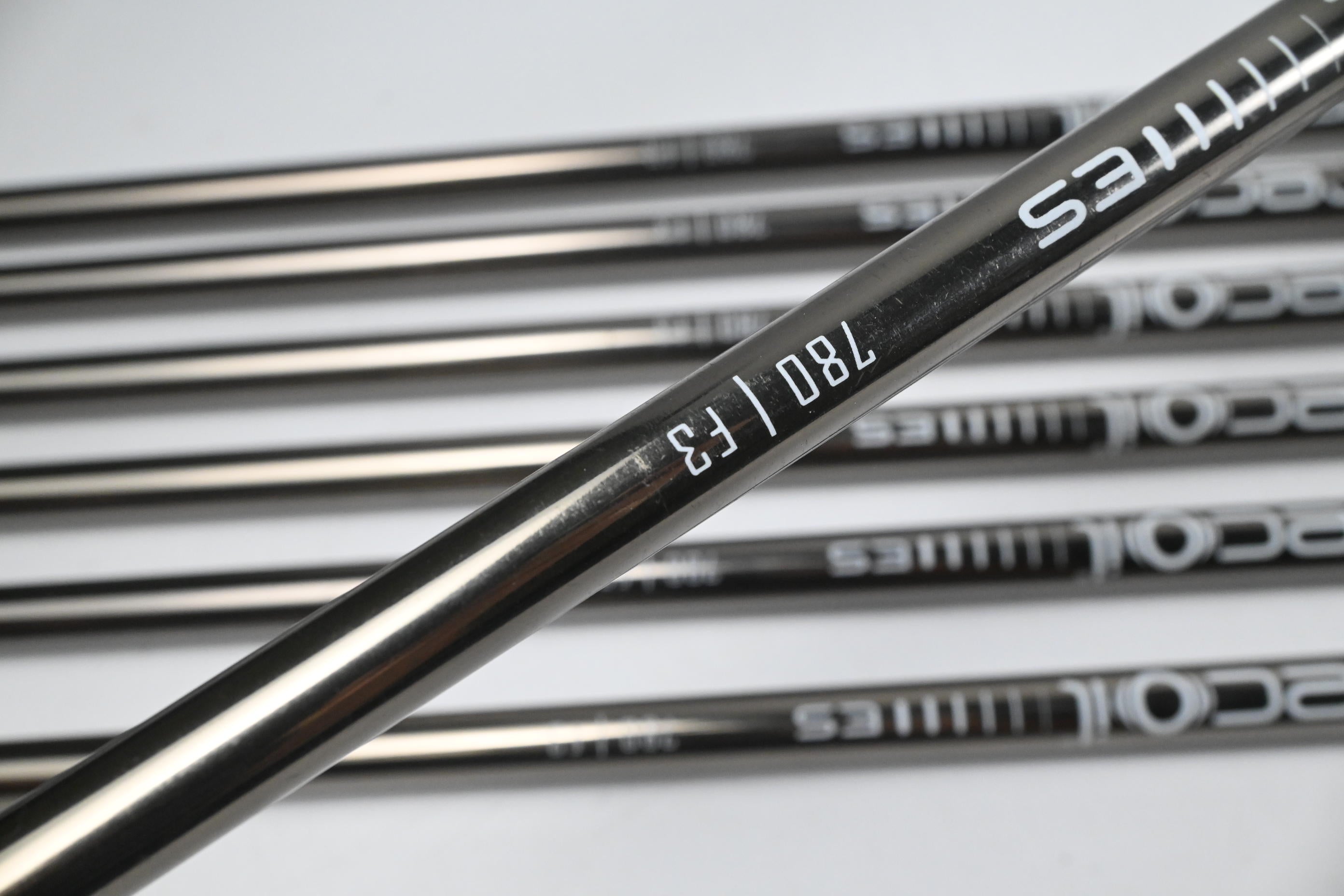 Ping i210 Irons / 4-PW / Blue Dot / Regular Flex UST Mamiya Recoil ES 780 Shafts