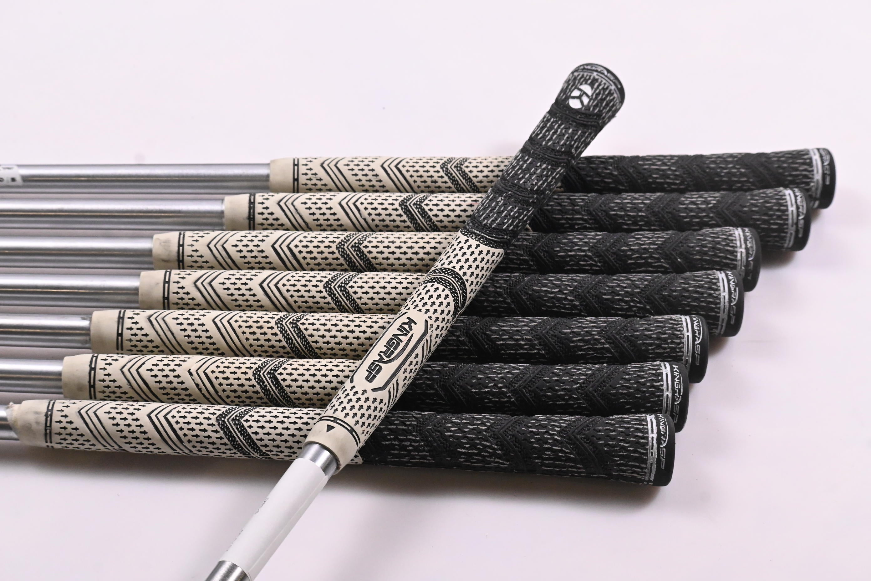 Left Hand Titleist T100.S 2021 Irons / 4-PW+48° / Stiff Flex KBS Tour C-Taper