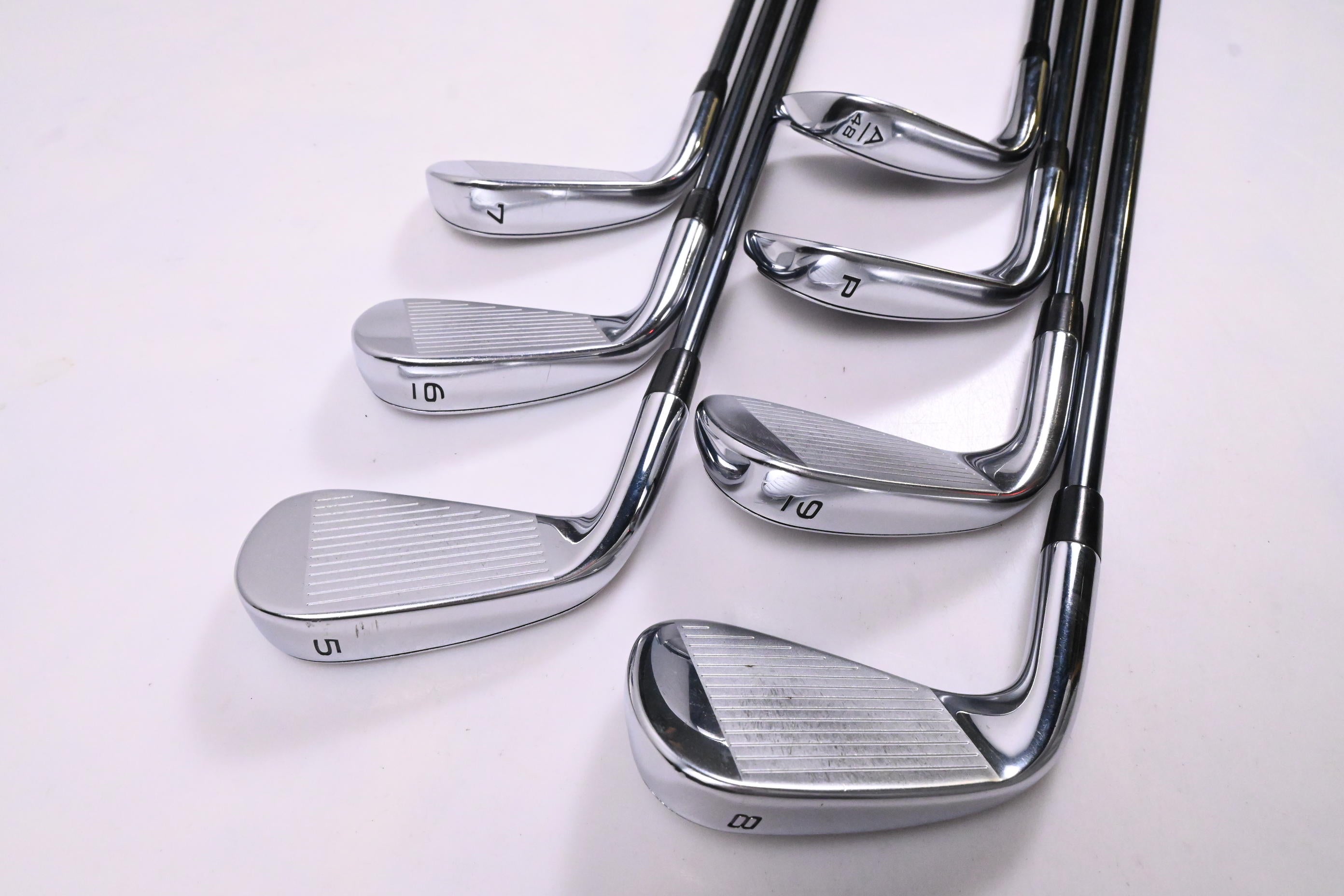Callaway Rogue ST Pro Irons / 5-PW+GW / Stiff Flex UST Recoil Dart 75 Shafts