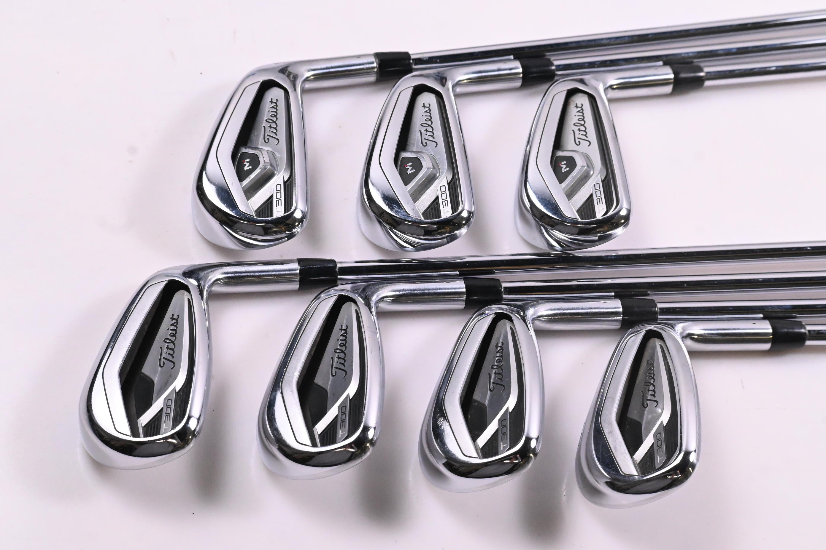 Titleist T300 2021 Irons / 5-PW+48° / Regular Flex AMT Red R300 Shafts