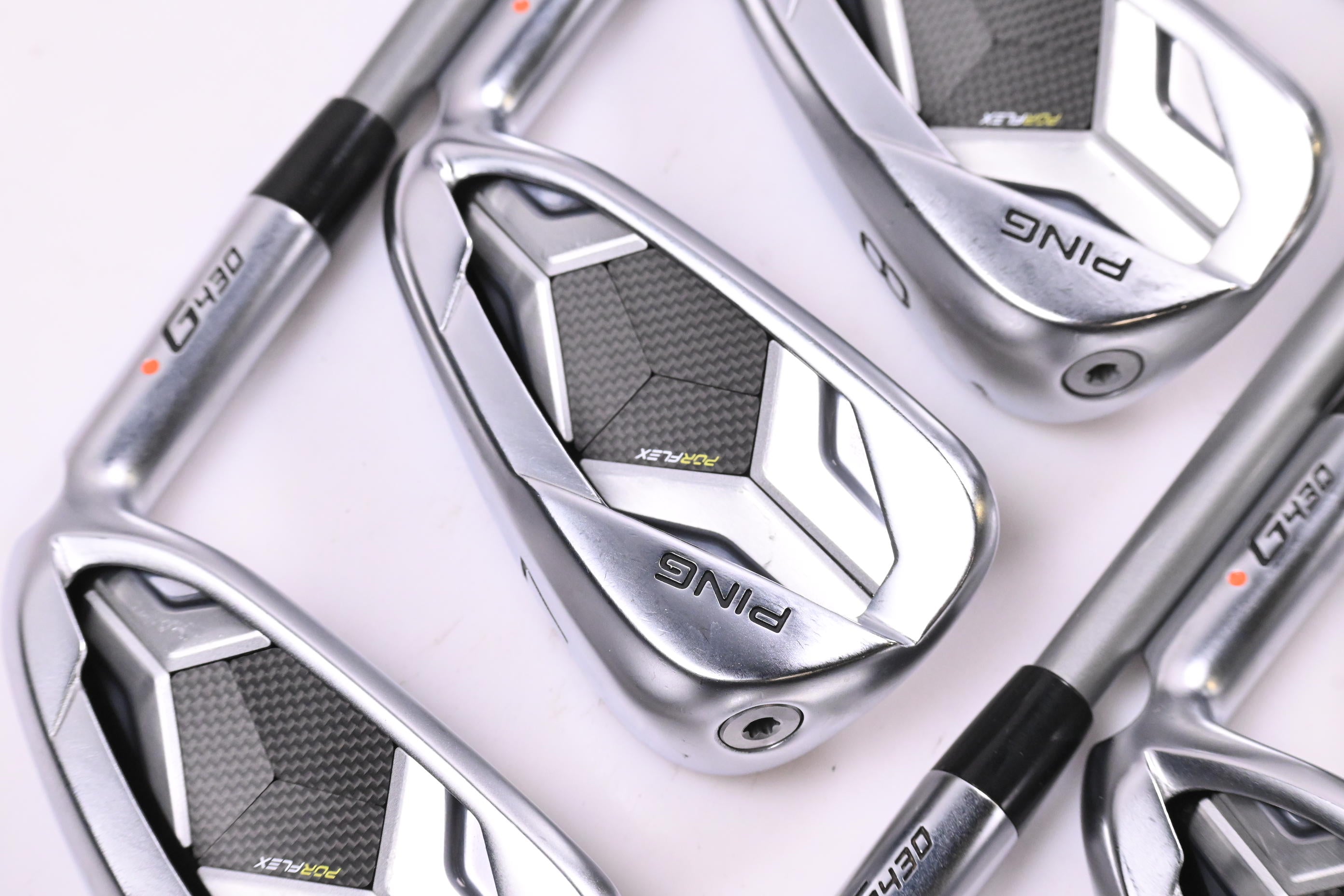 Ping G430 Irons / 6-PW+45+50+54 / Orange Dot / Senior Flex Ping Alta Quick 45