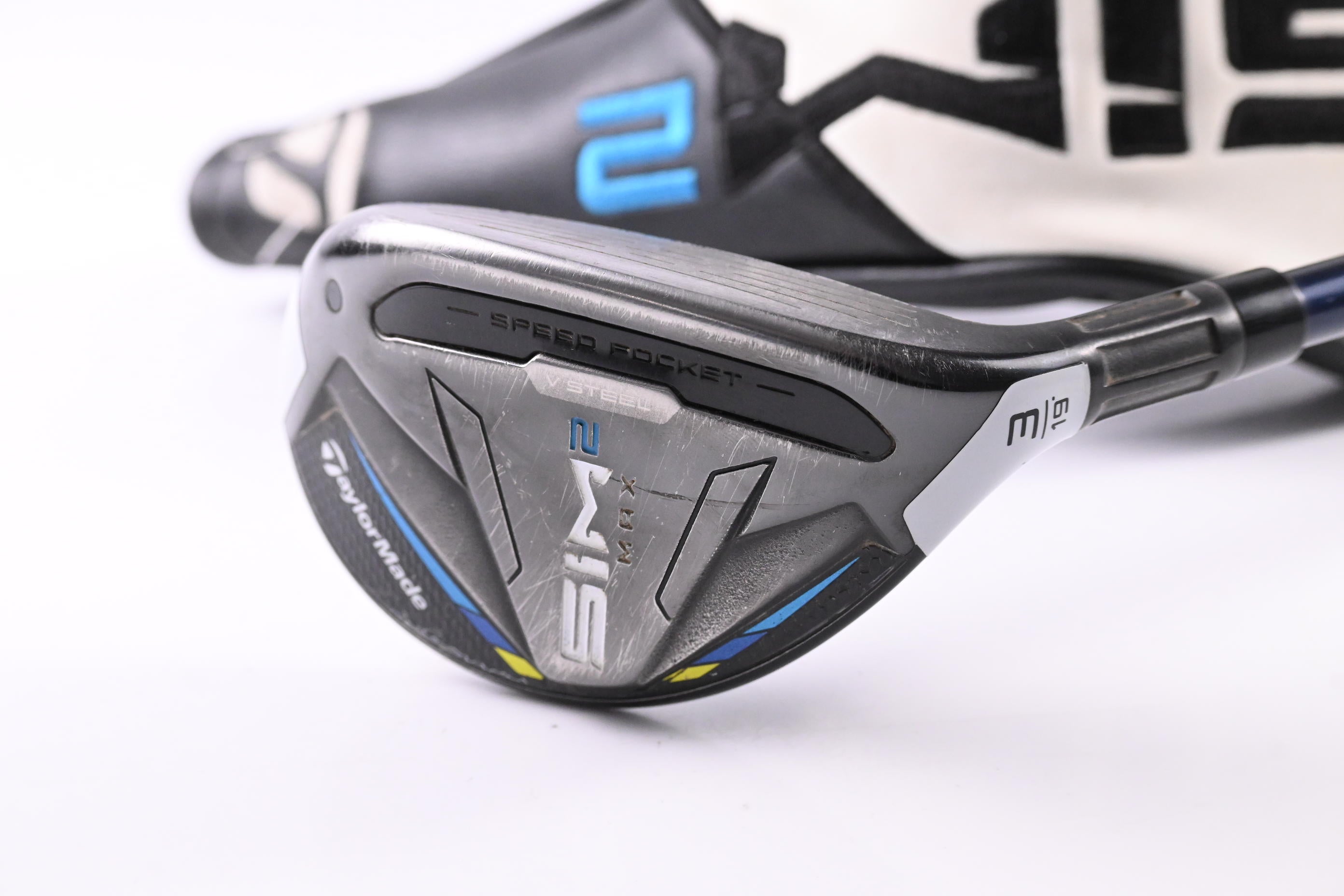 Taylormade SIM2 Max #3 Hybrid / 19 Degree / Regular Flex Ventus Blue 6 Shaft