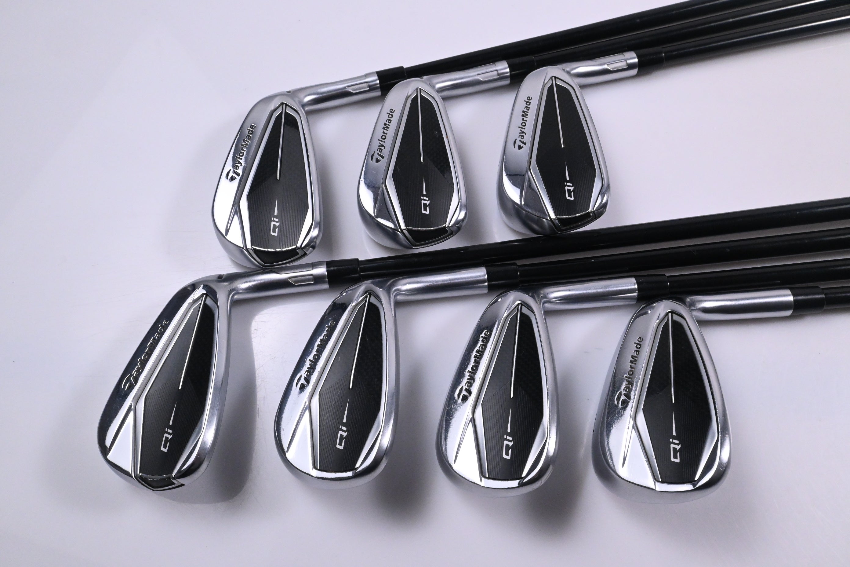 Taylormade Qi Irons / 5-PW+AW / Regular Flex Fujikura Ventus TR Blue 6 Shafts
