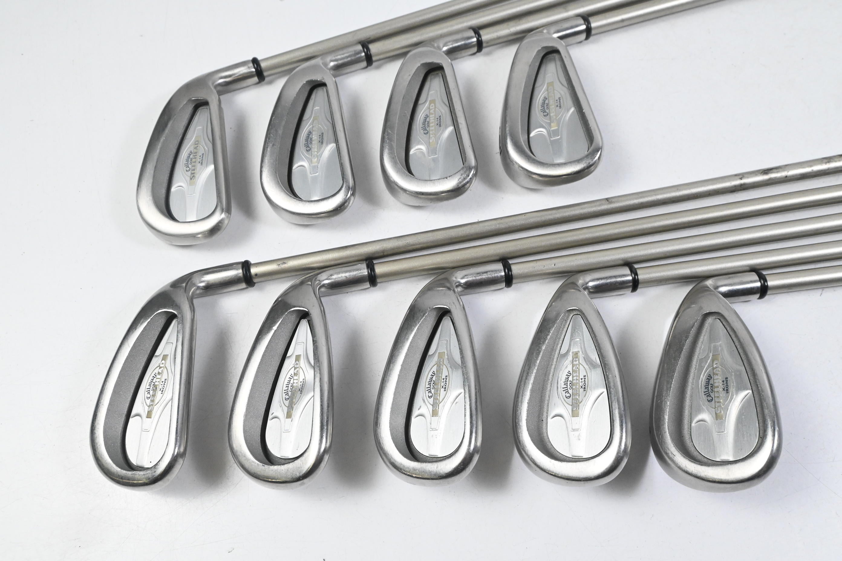 Ladies Callaway X-14 Irons / 3-PW+SW / Ladies Flex Callaway Steelhead X-14 Gems