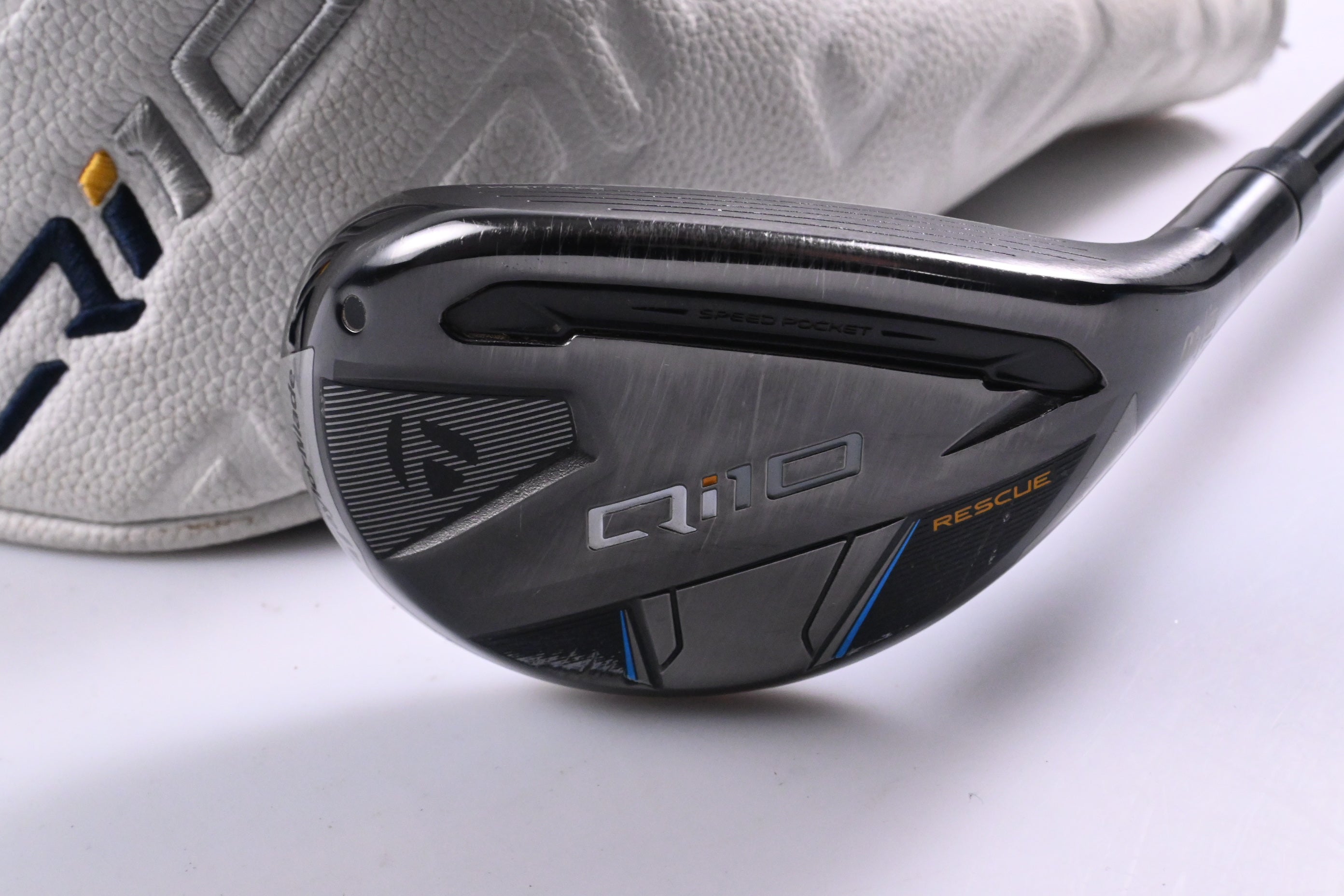 Taylormade Qi10 #3 Hybrid / 19 Degree / Stiff Flex Fujikura Ventus TR Blue 7