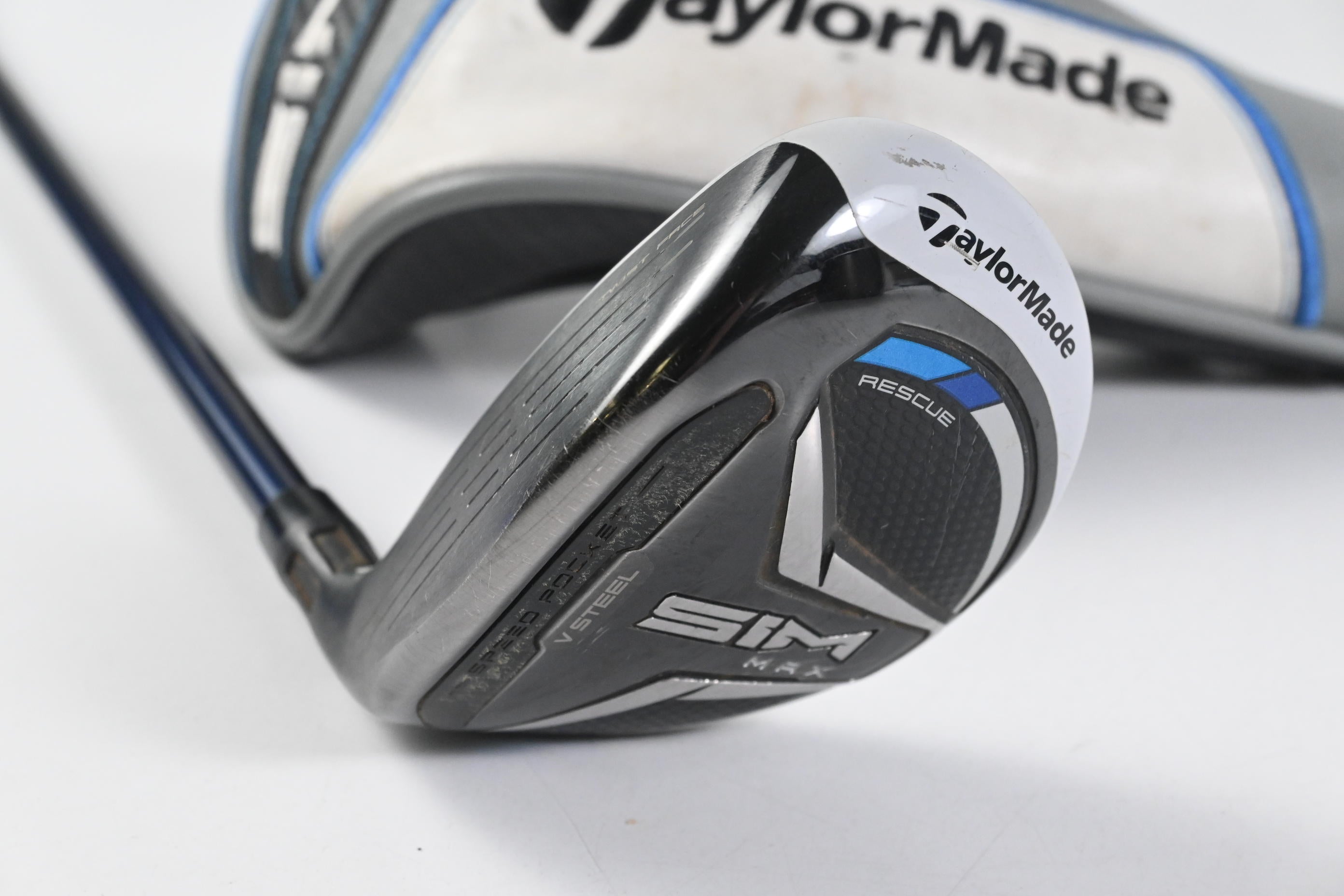 Left Hand Taylormade SIM Max #3 Hybrid / 19 Degree / Stiff Flex Ventus Blue 7