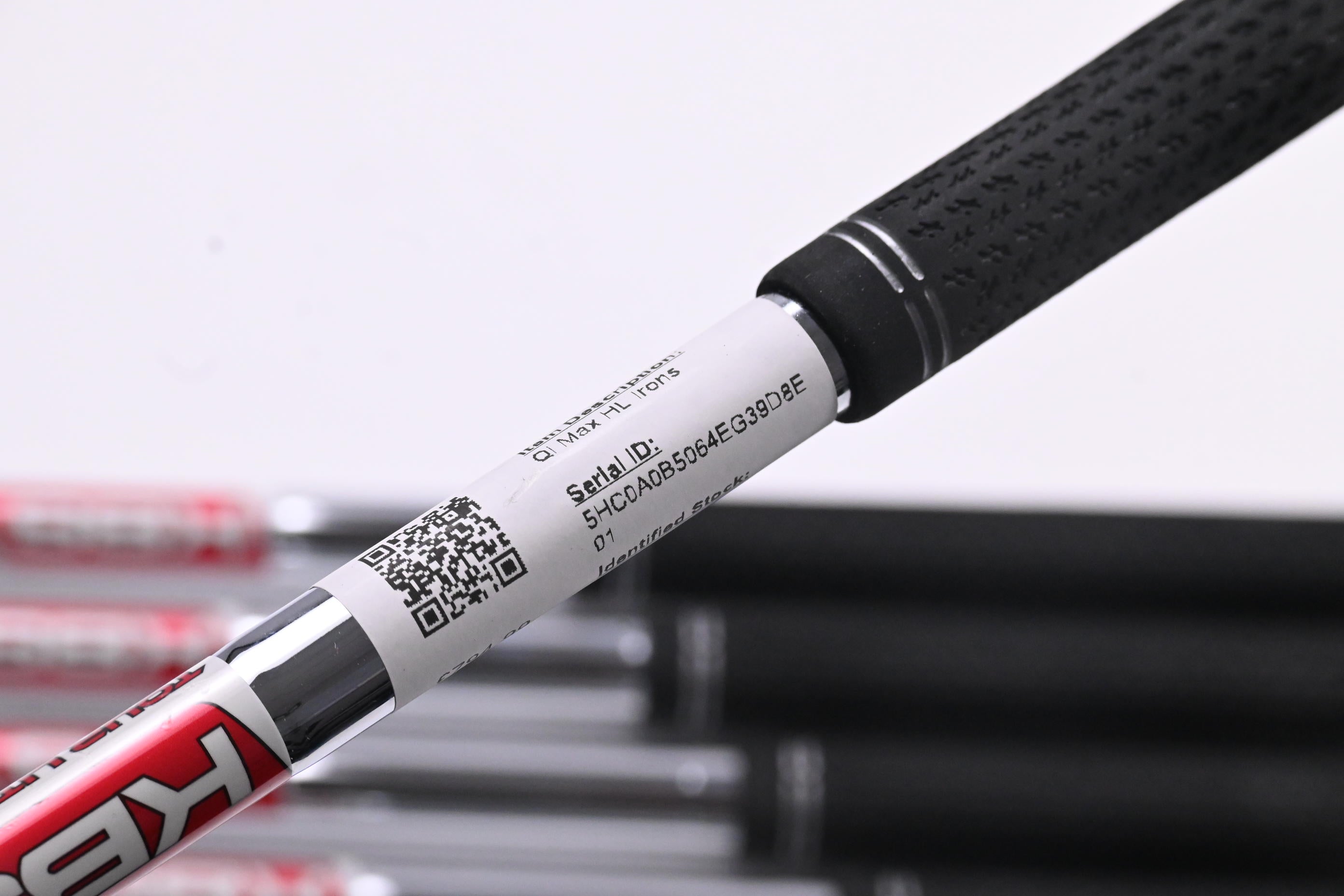 Taylormade Qi Max HL Irons / 5-PW / Stiff Flex KBS Tour Lite Shafts