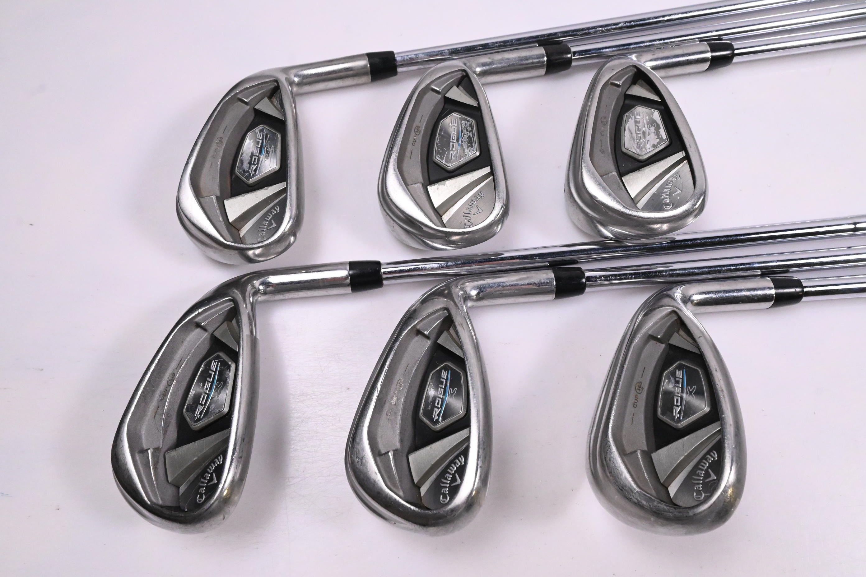 Callaway Rogue X Irons / 6-PW+SW / Regular Flex KBS MAX 90 Shafts