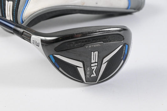 Left Hand Taylormade SIM Max #3 Hybrid / 19 Degree / Stiff Flex Ventus Blue 7