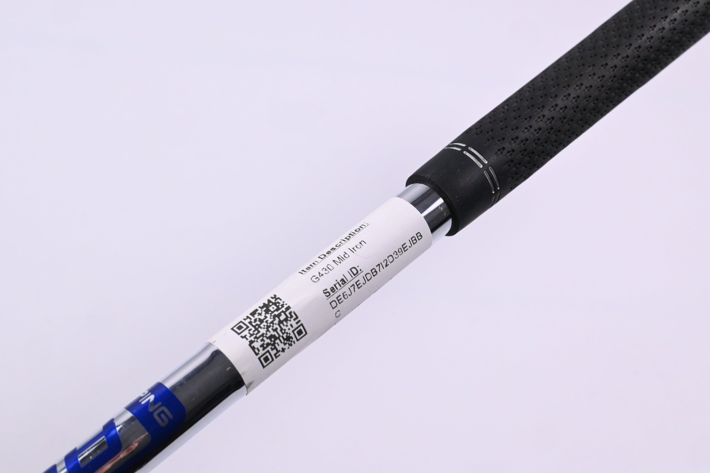 Ping G430 #6 Iron / 25.5 Degree / Blue Dot / Regular Flex Ping AWT 2.0 Shaft