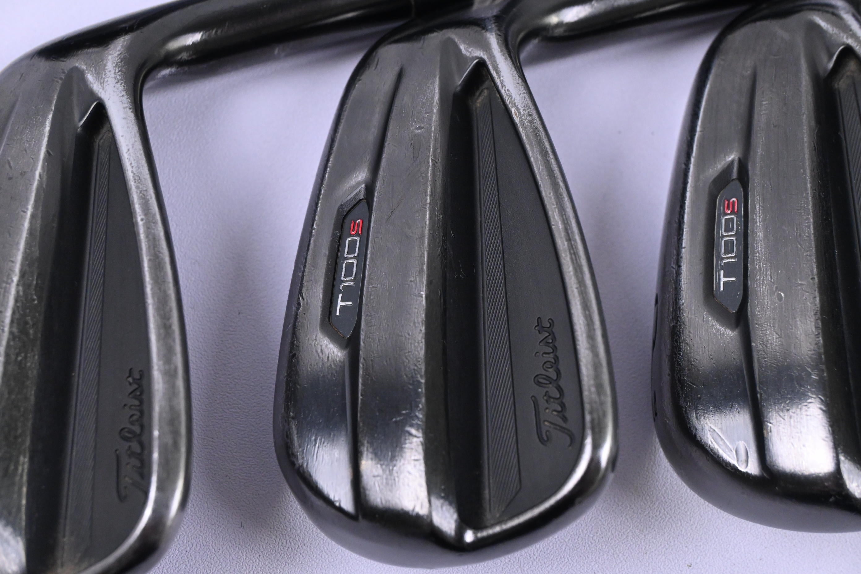 Titleist T100.S Ltd Edition Black Irons / 5-PW / Stiff Flex AMT S300 Shafts