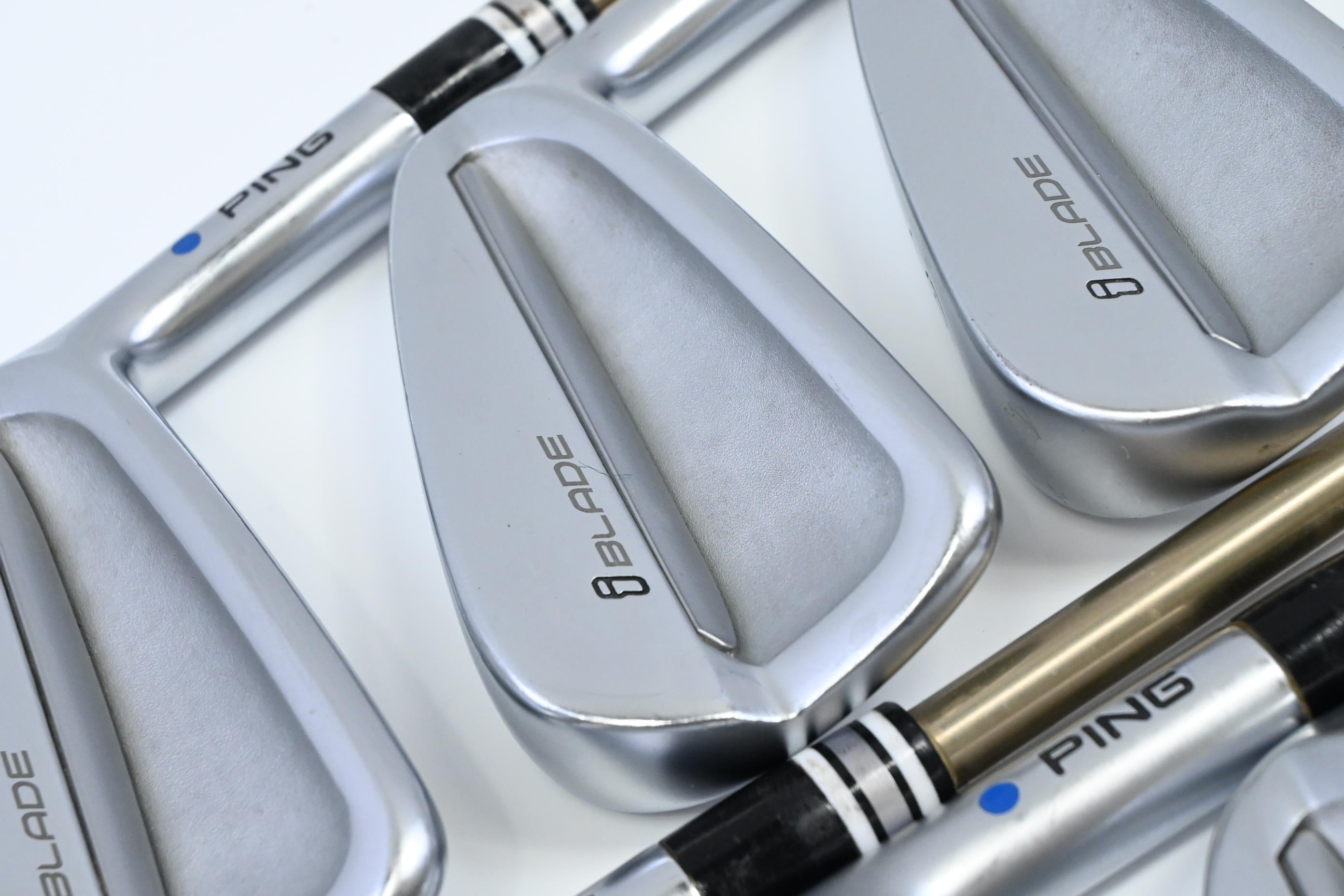 Ping iBlade Irons / 4-PW / Blue Dot / Regular Flex Crossfire Shafts
