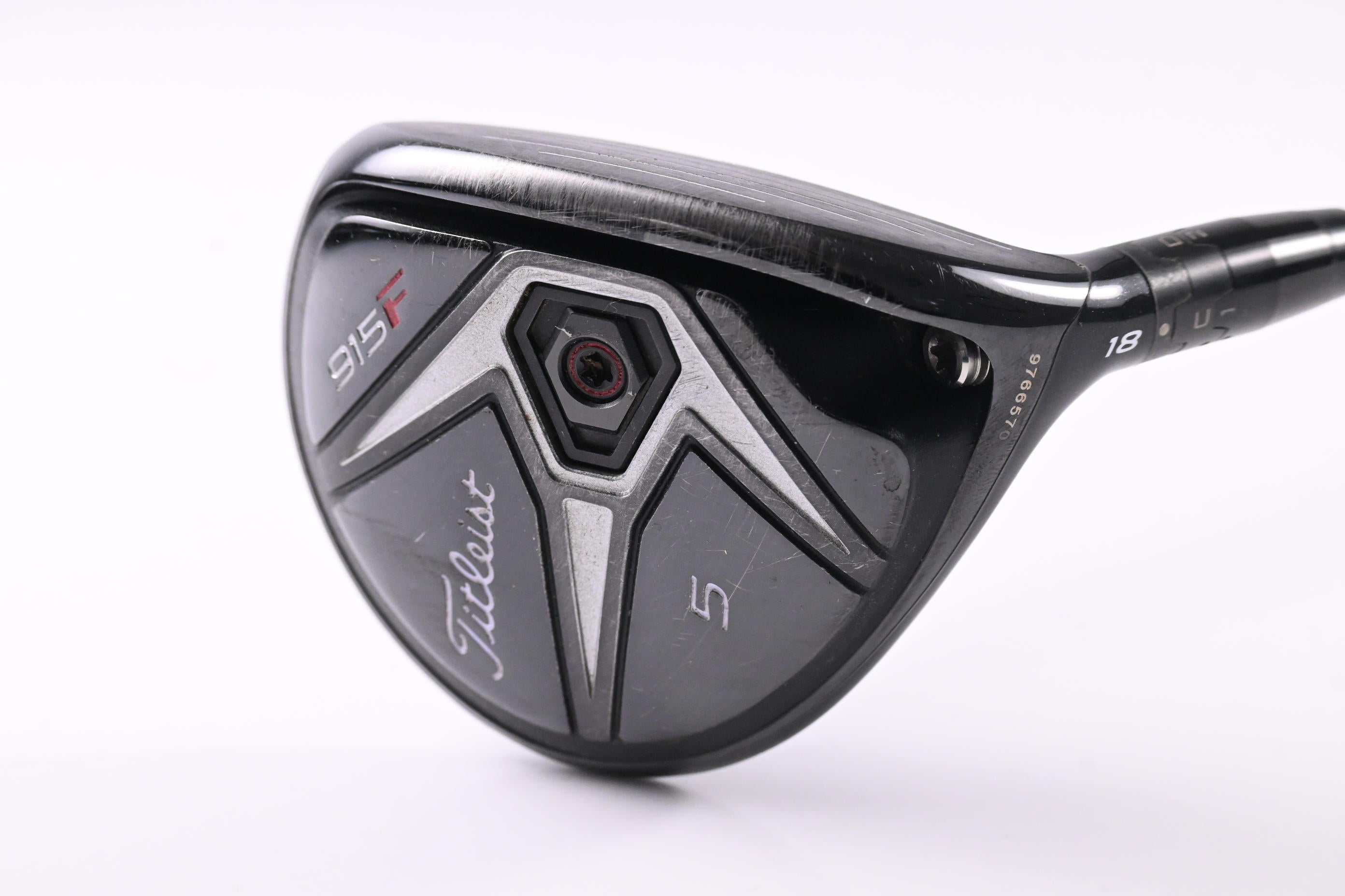 Titleist 915 F #5 Wood / 18 Degree / Stiff Flex Aldila Rogue Black 80 Shaft