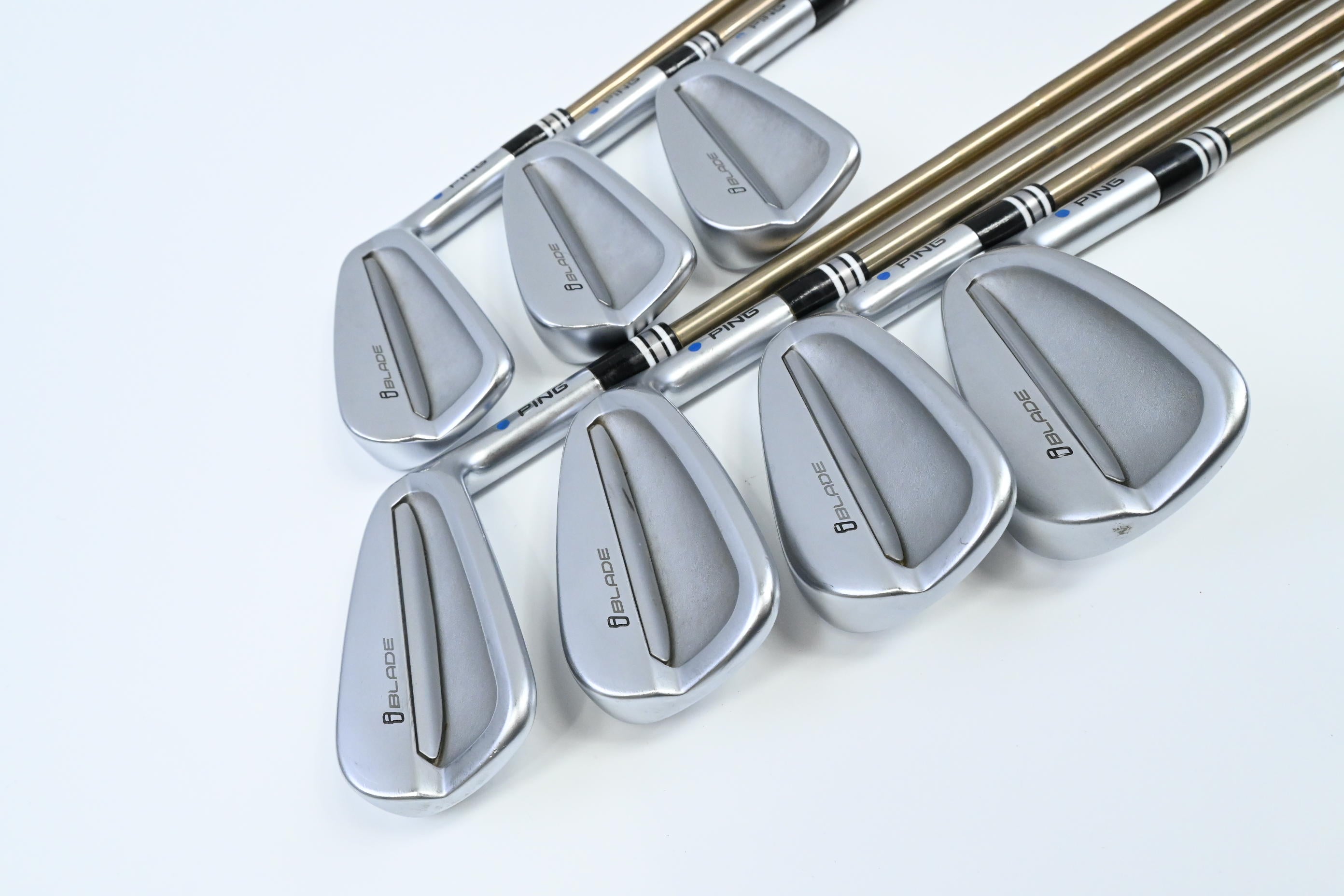 Ping iBlade Irons / 4-PW / Blue Dot / Regular Flex Crossfire Shafts