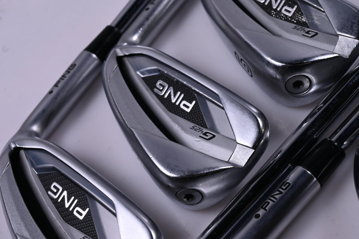 Ping G425 Irons / 4-PW / Black Dot / Stiff Flex Dynamic Gold 105 S300 Shafts