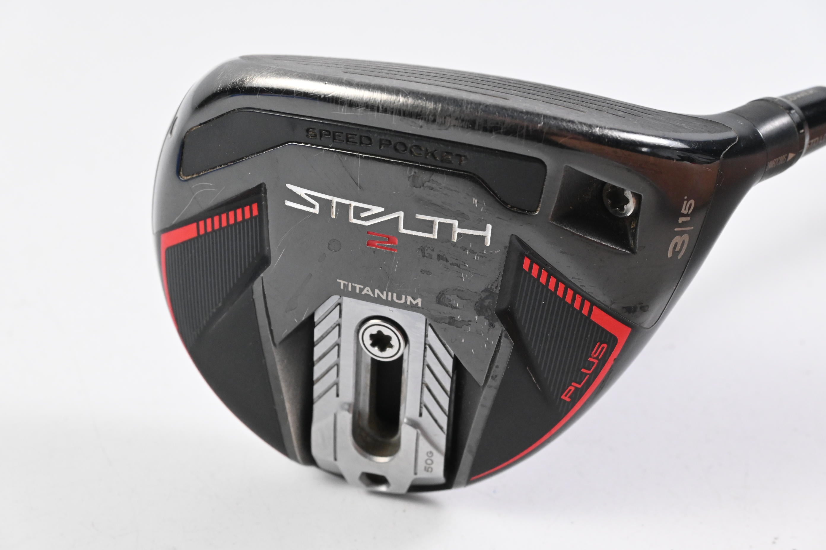 Taylormade Stealth 2 Plus #3 Wood / 15 Degree / Stiff Flex Kai'li Red 75 Shaft