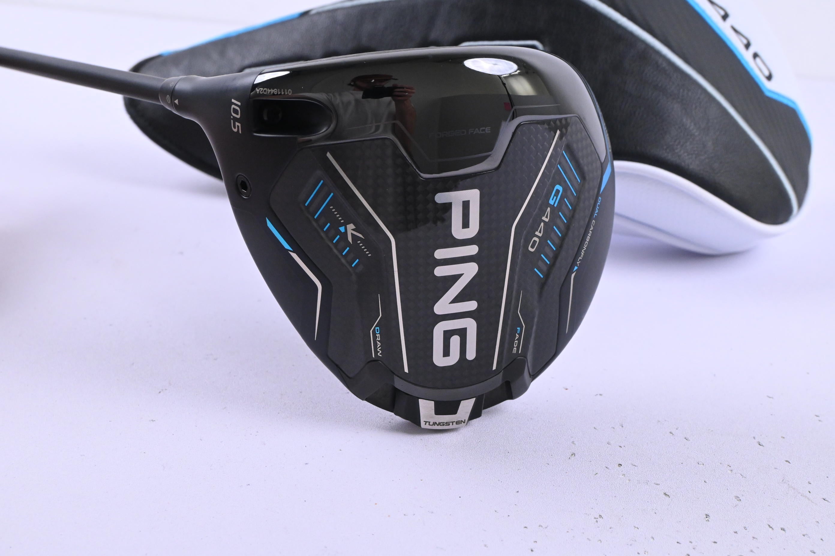 Left Hand Ping G440 K Driver / 10.5 Degree / Regular Flex Ping Alta CB Blue 50