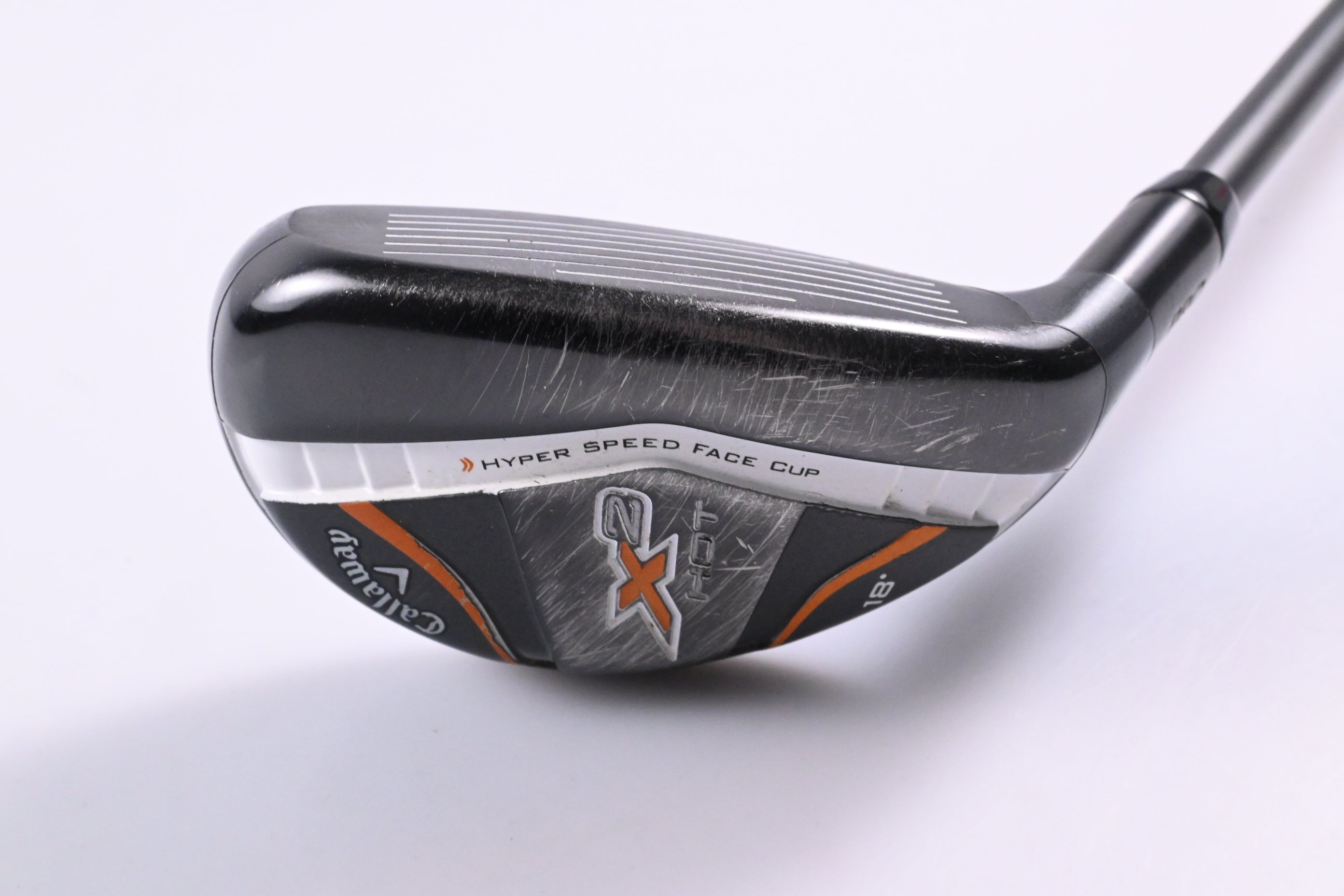Callaway X2 Hot Pro #3 Hybrid / 18 Degree / Stiff Flex Aldila Tour Green 75 Shaft