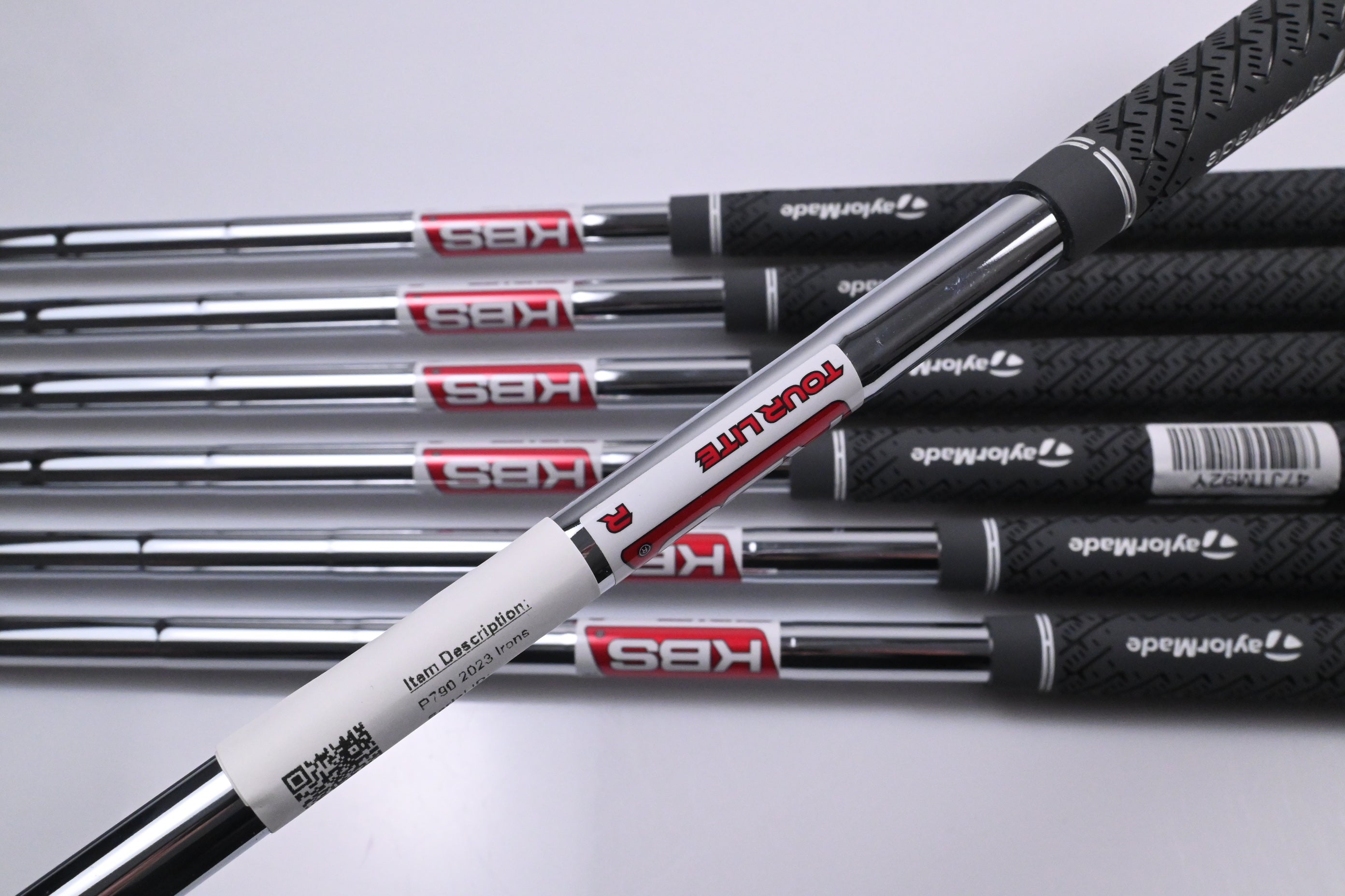 Taylormade P790 2023 Irons / 4-PW / Regular Flex KBS Tour Lite Shafts