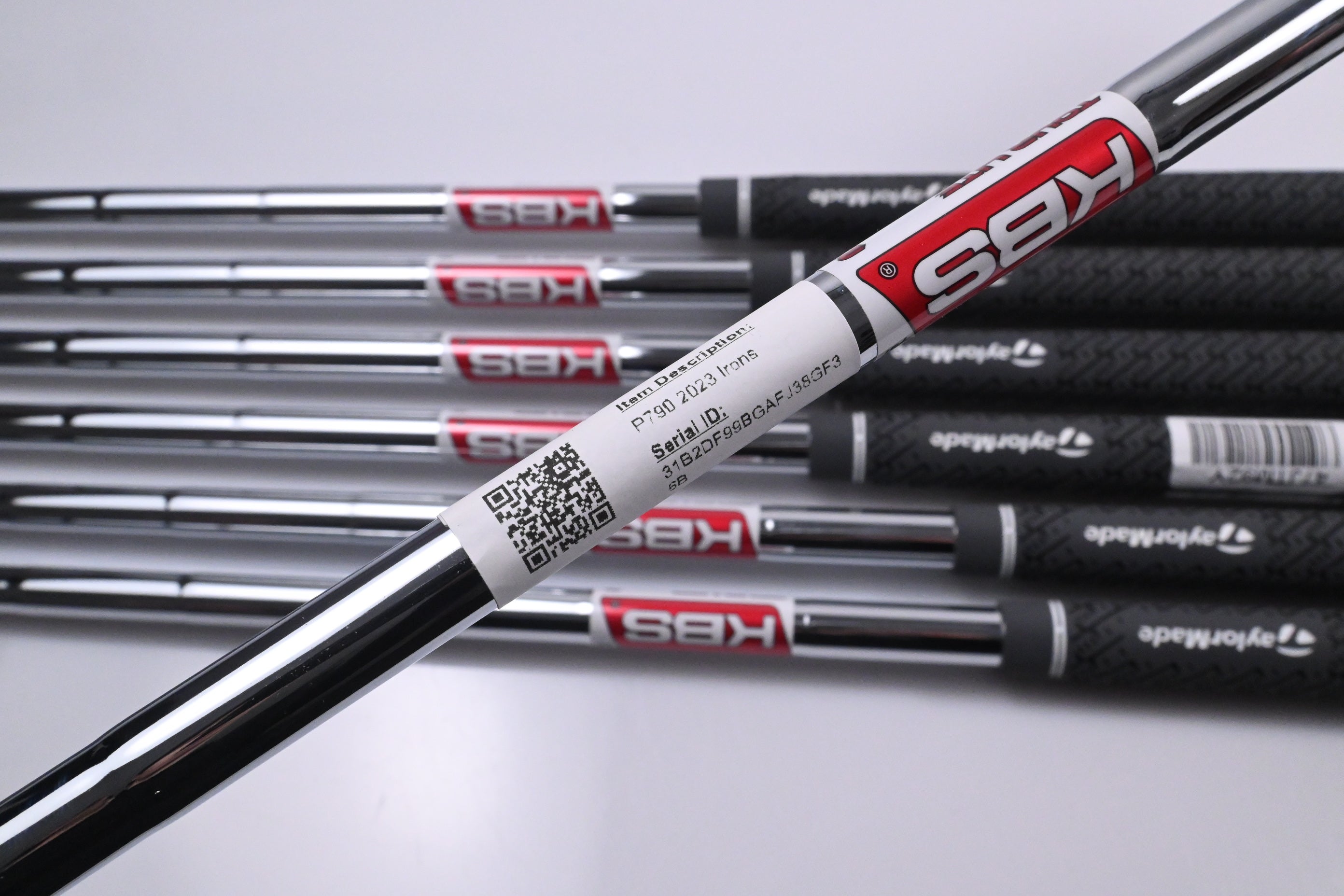 Taylormade P790 2023 Irons / 4-PW / Regular Flex KBS Tour Lite Shafts