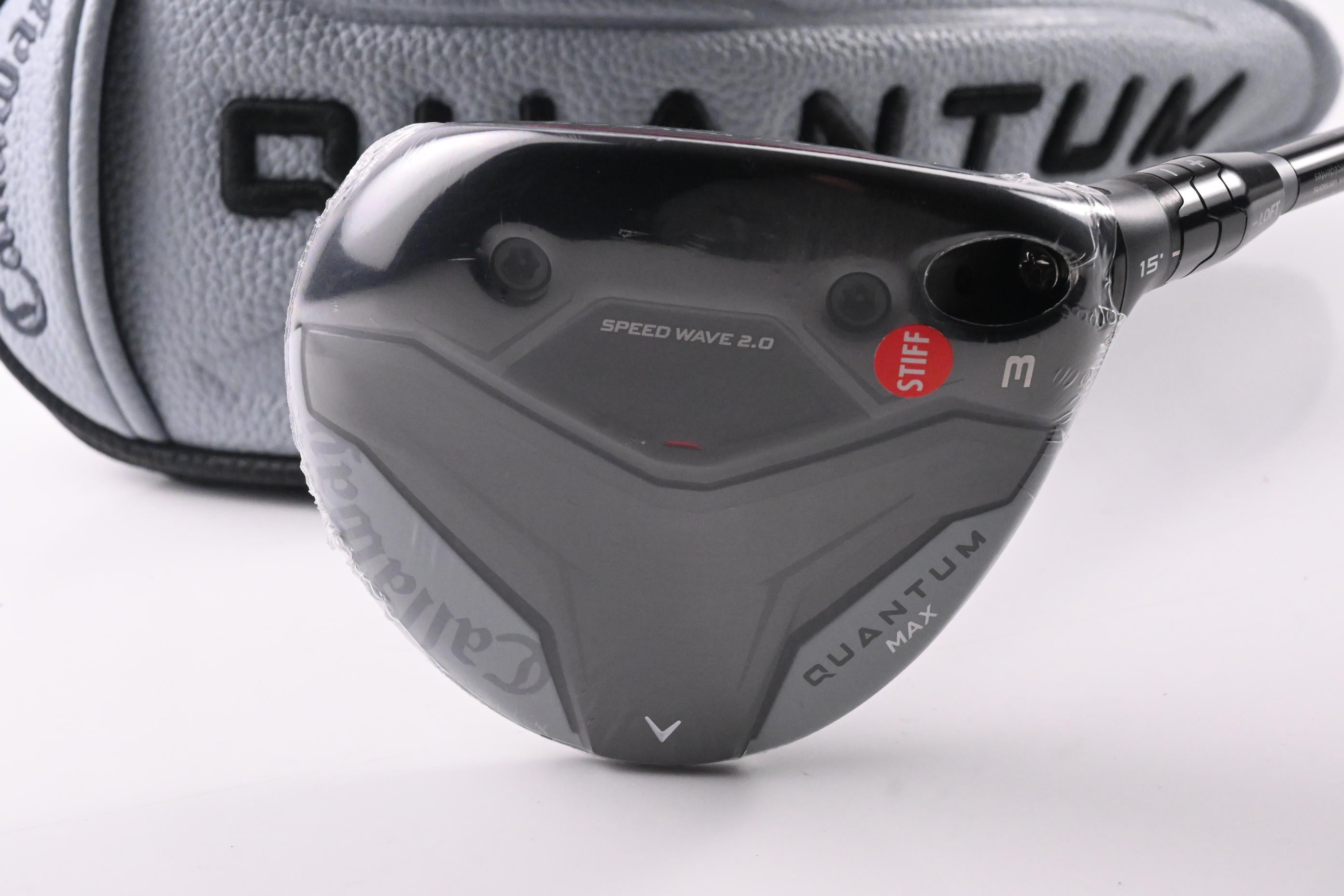 Callaway Quantum Max #3 Wood / 15 Degree / Stiff Flex Denali Frost Silver 60