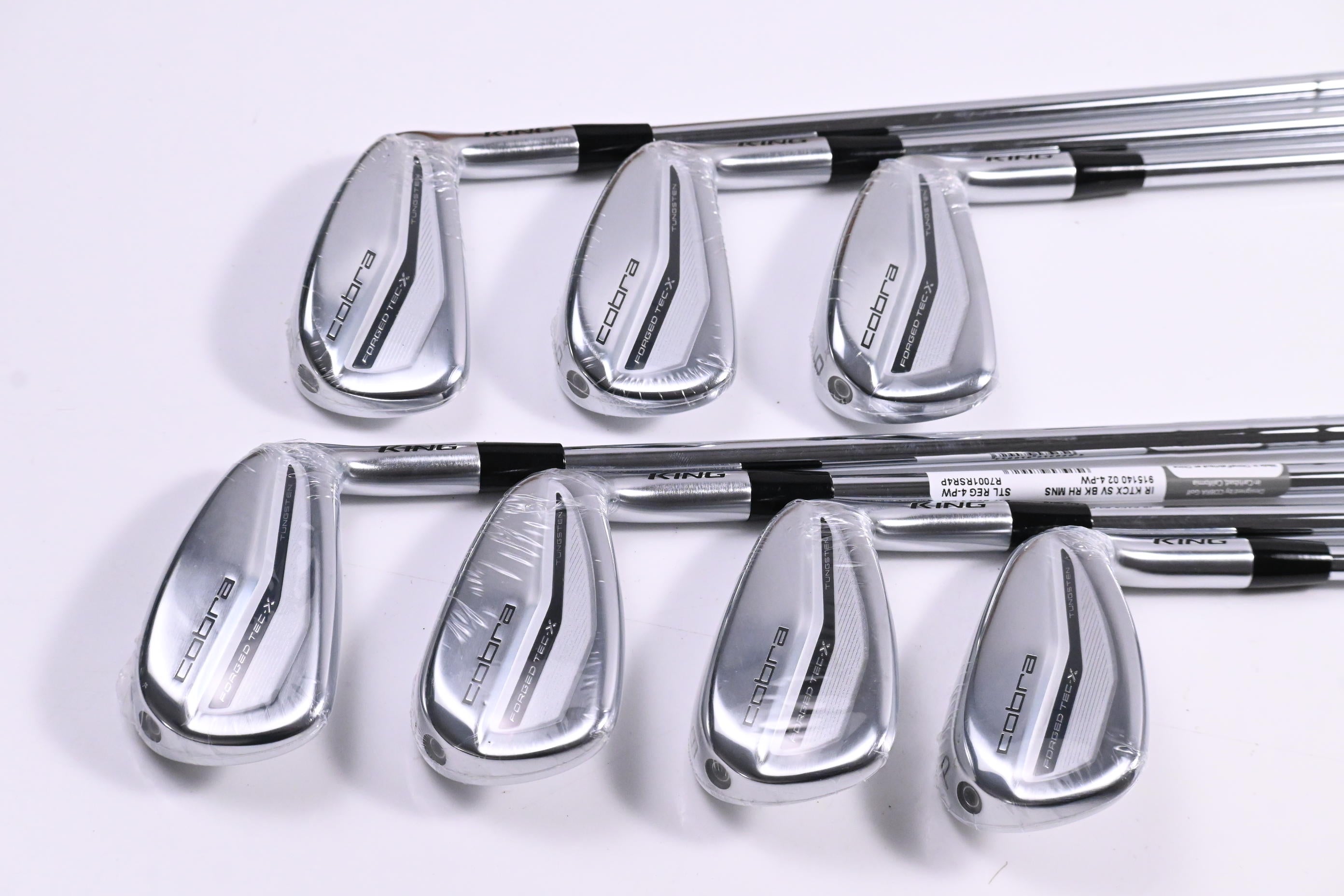 Cobra King Forged Tec X Irons / 4-PW / Regular Flex KBS Tour Lite Shafts