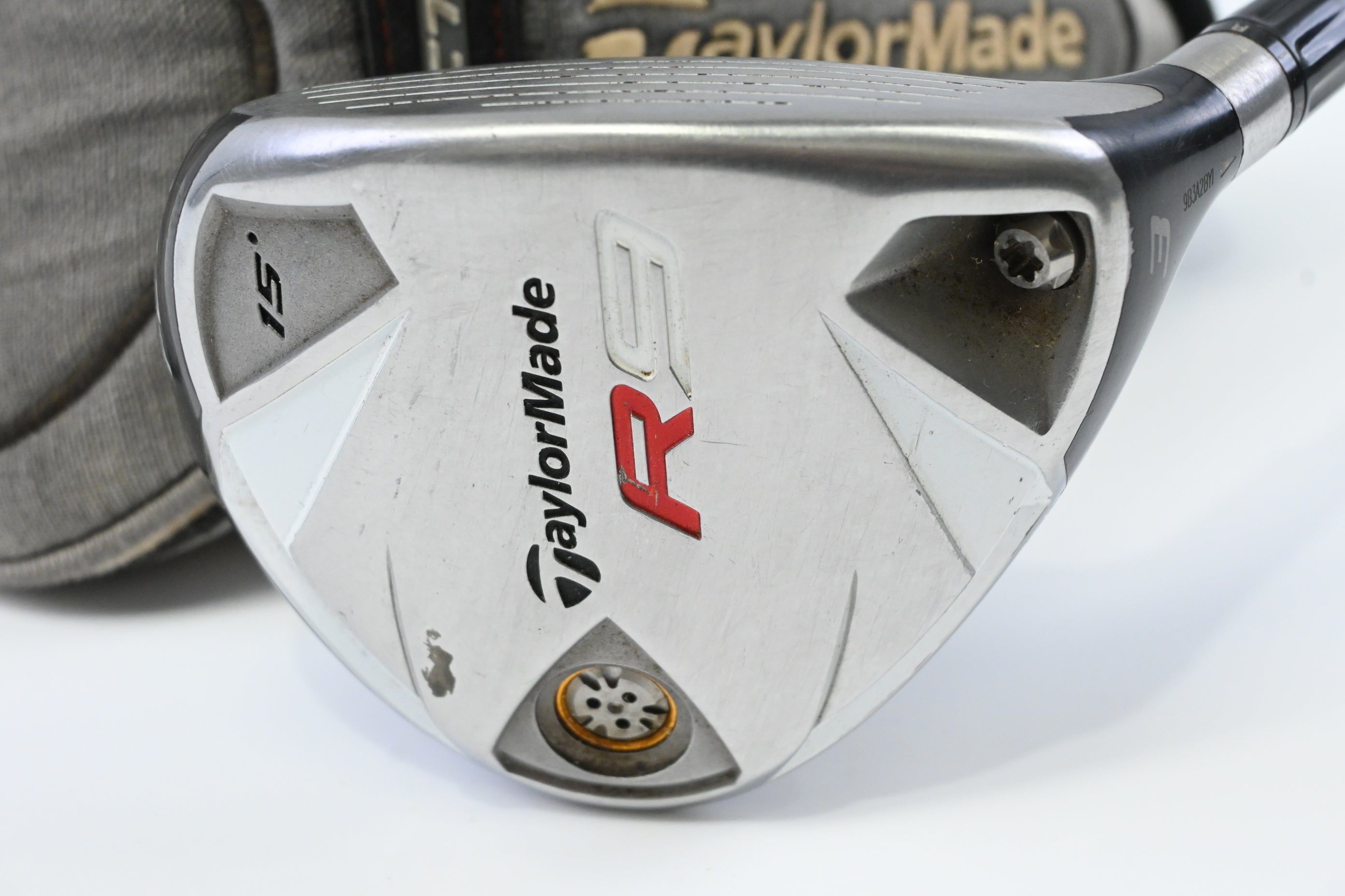 Taylormade R9 #3 Wood / 15 Degree / Stiff Flex Tour AD Pershing 55 Shaft