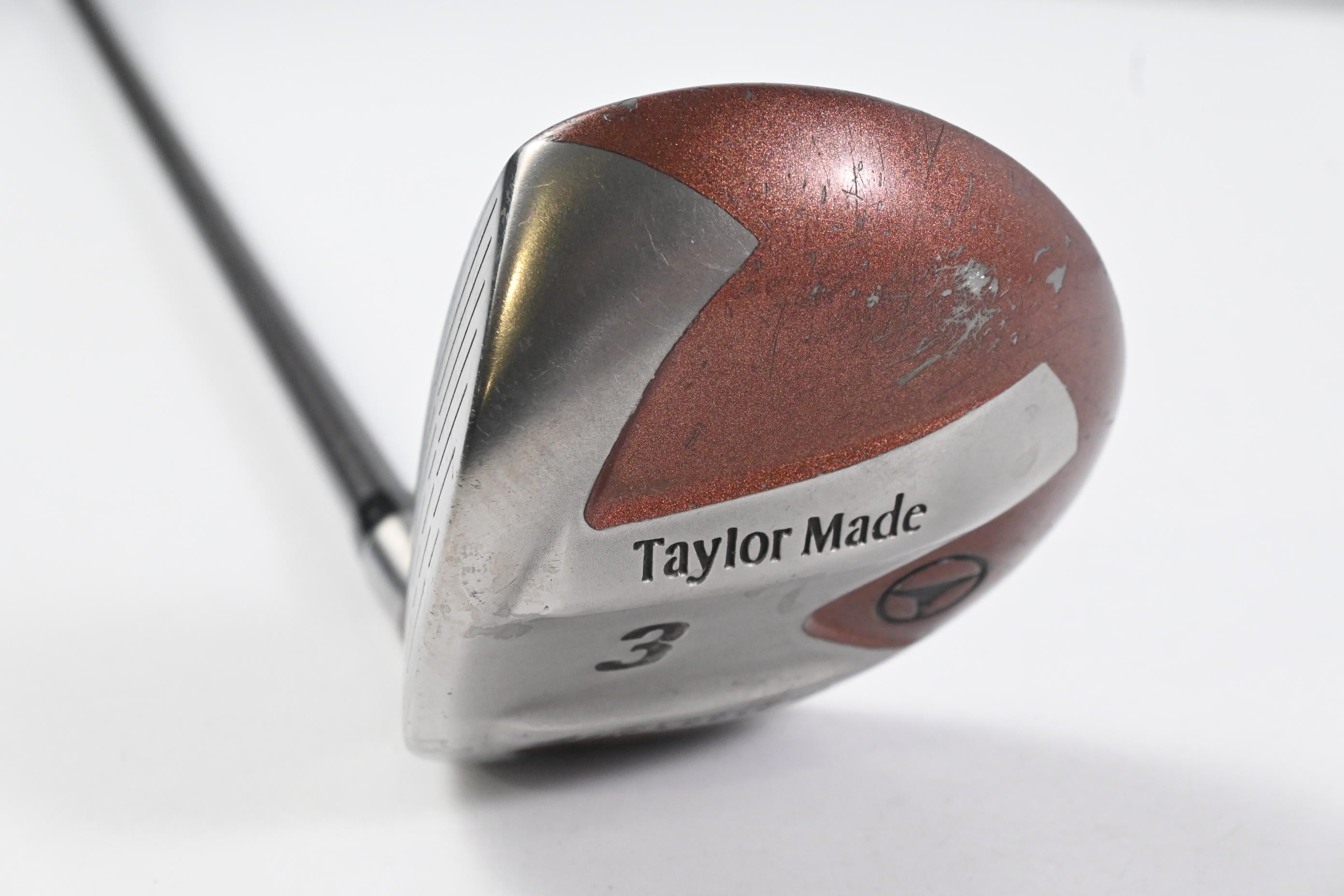 Left Hand Taylormade Ti Bubble #3 Wood / 15 Degree / Stiff Flex Bubble 2 Shaft