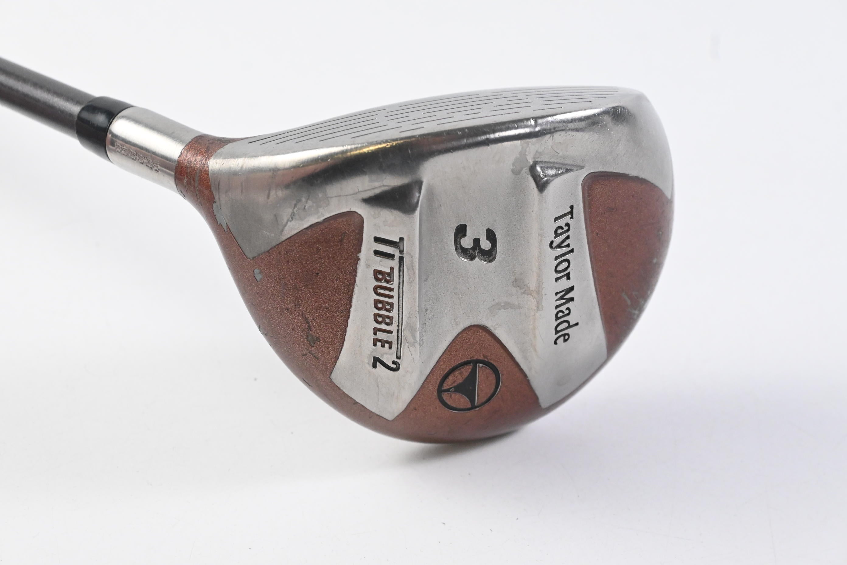 Left Hand Taylormade Ti Bubble #3 Wood / 15 Degree / Stiff Flex Bubble 2 Shaft