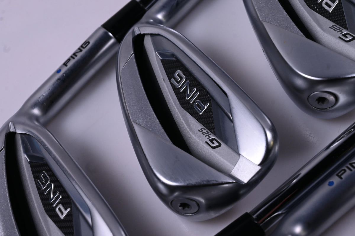 Ping G425 Irons / 5-PW+GW+SW / Blue Dot / Stiff Flex Ping AWT 2.0 Shafts