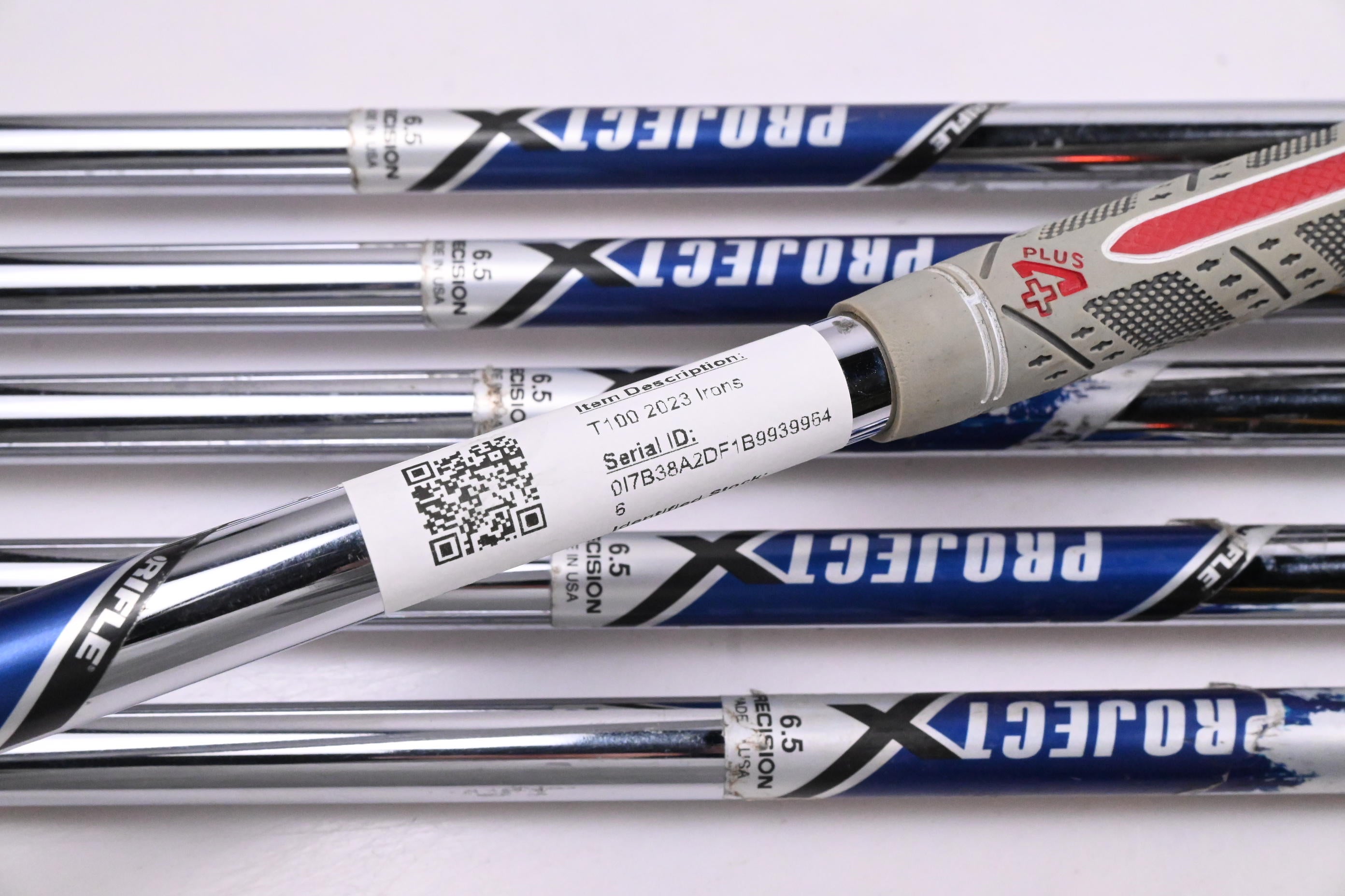 Left Hand Titleist T100 2023 Irons / 5-PW / X-Flex Project X Shafts