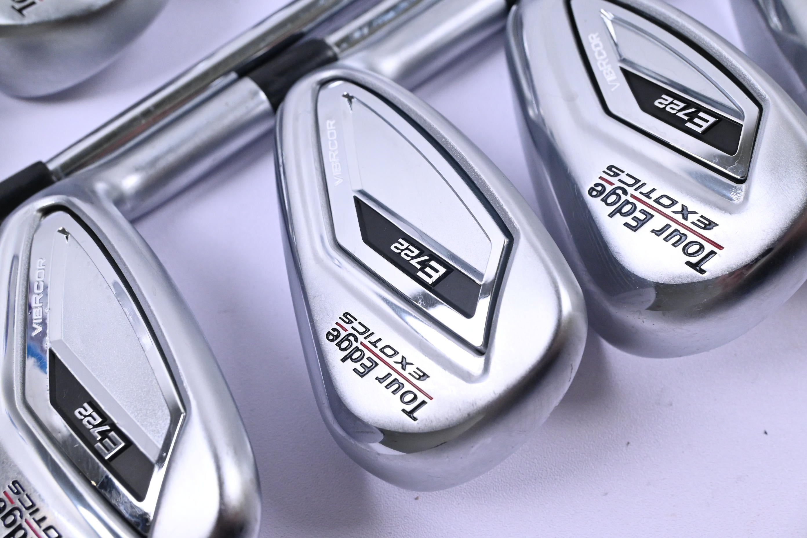 Tour Edge E722 Irons / 5-PW+GW+AW+SW / Regular Flex XP 85 R300 Shafts