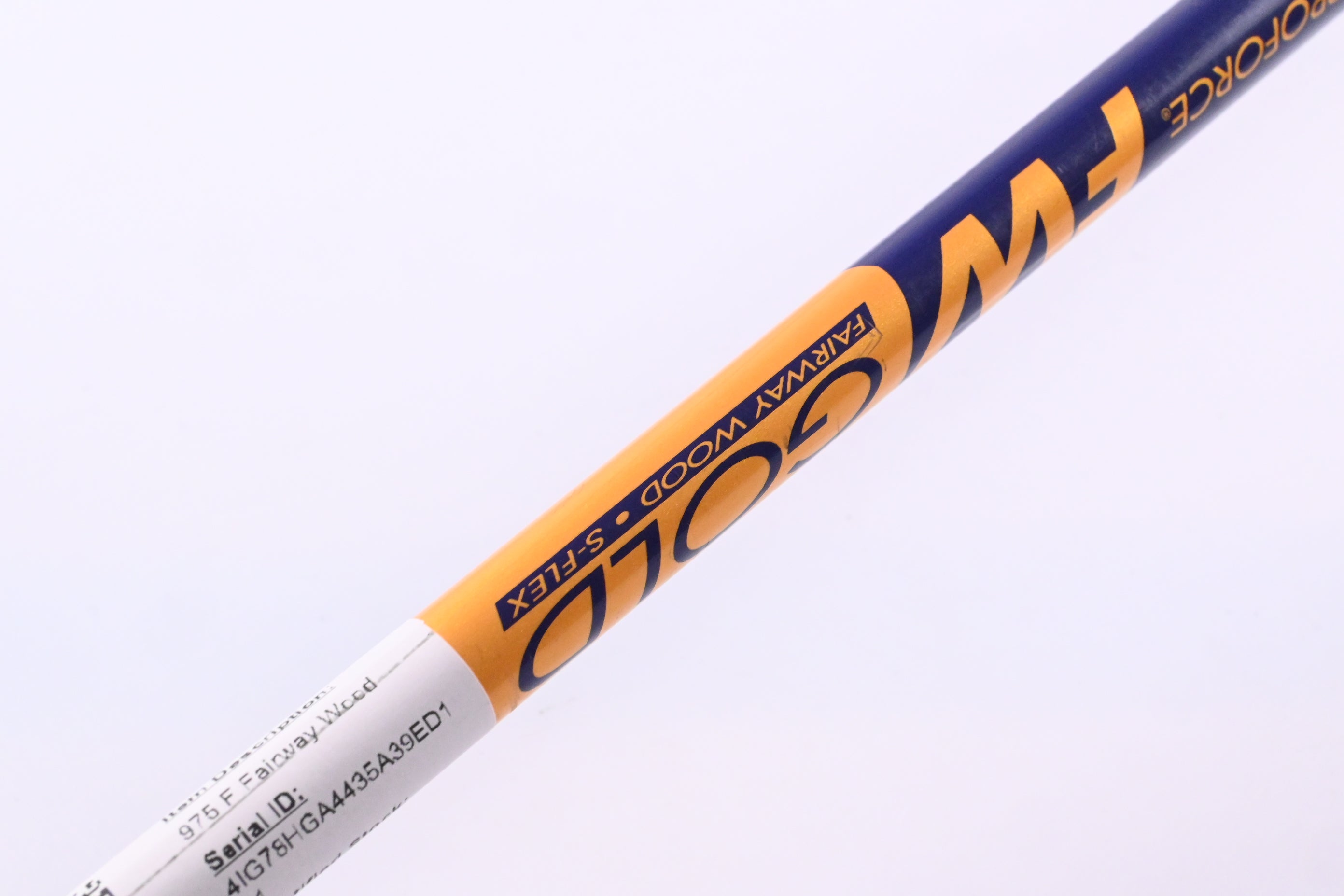Titleist 975 F #3 Wood / 14.5 Degree / Stiff Flex Graffaloy Proforce Gold Shaft