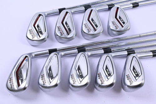 Tour Edge E722 Irons / 5-PW+GW+AW+SW / Regular Flex XP 85 R300 Shafts