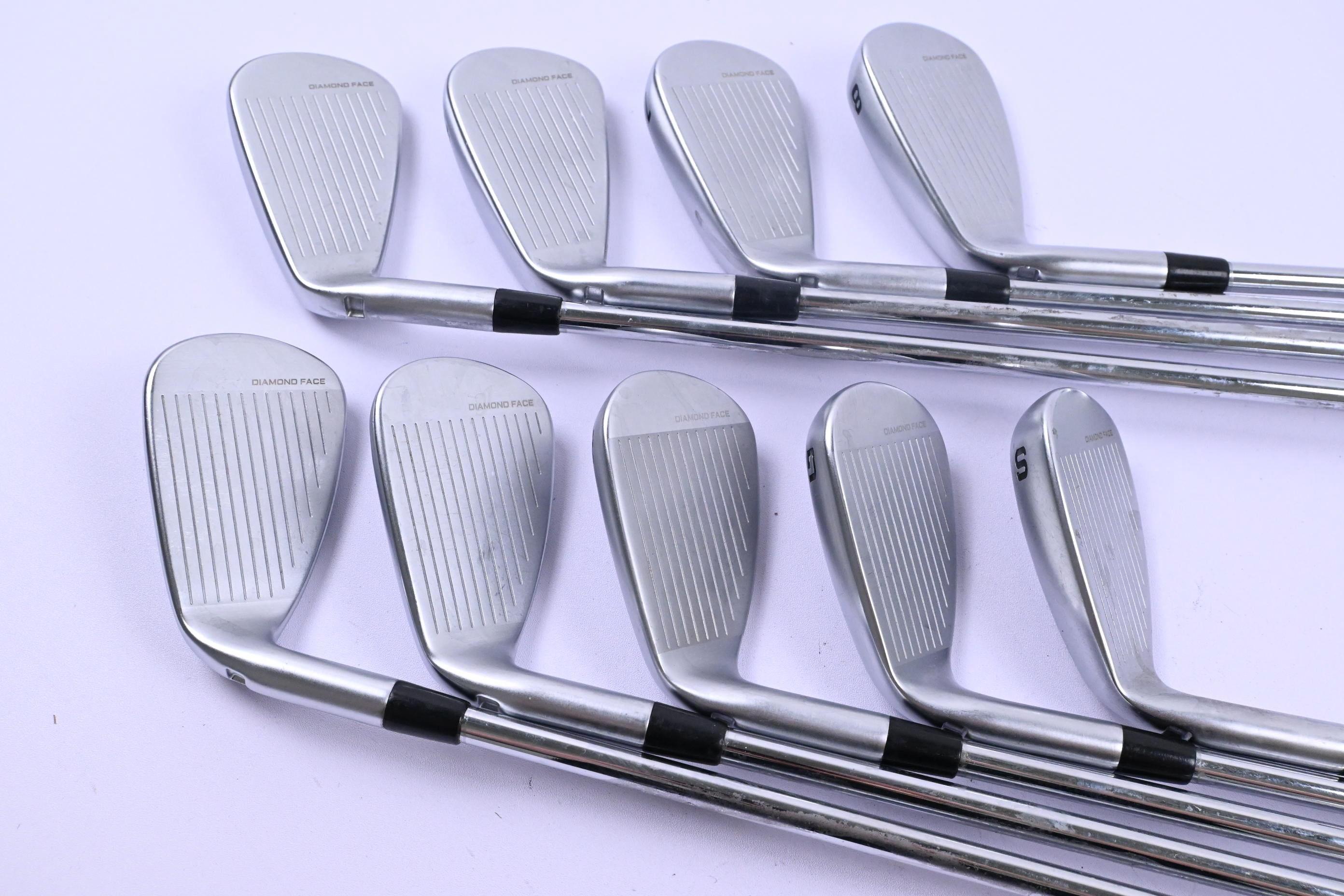 Tour Edge E722 Irons / 5-PW+GW+AW+SW / Regular Flex XP 85 R300 Shafts