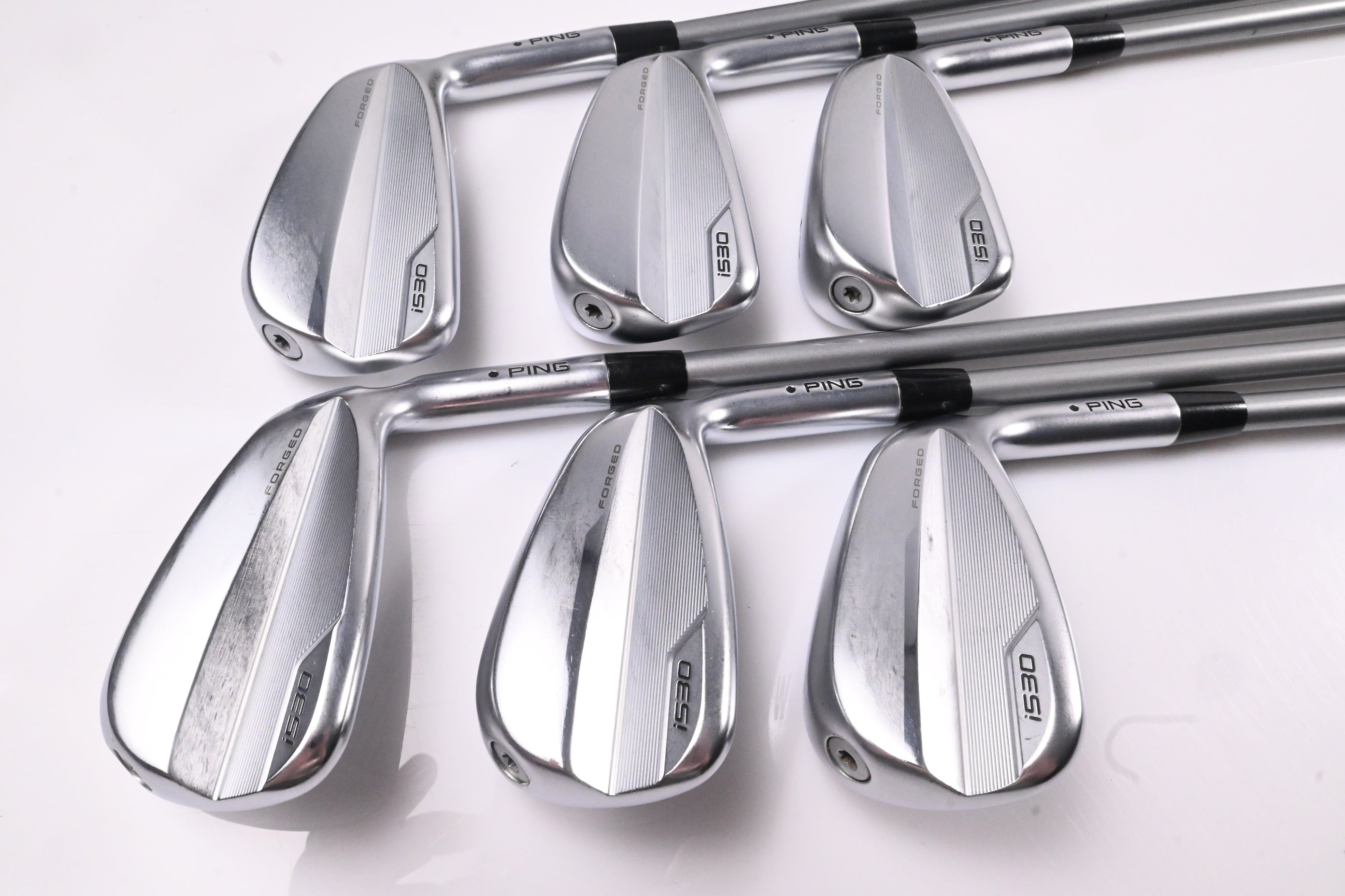 Ping i530 Irons / 5-PW / Black Dot / Senior Flex Ping Alta Quick 35 Shafts