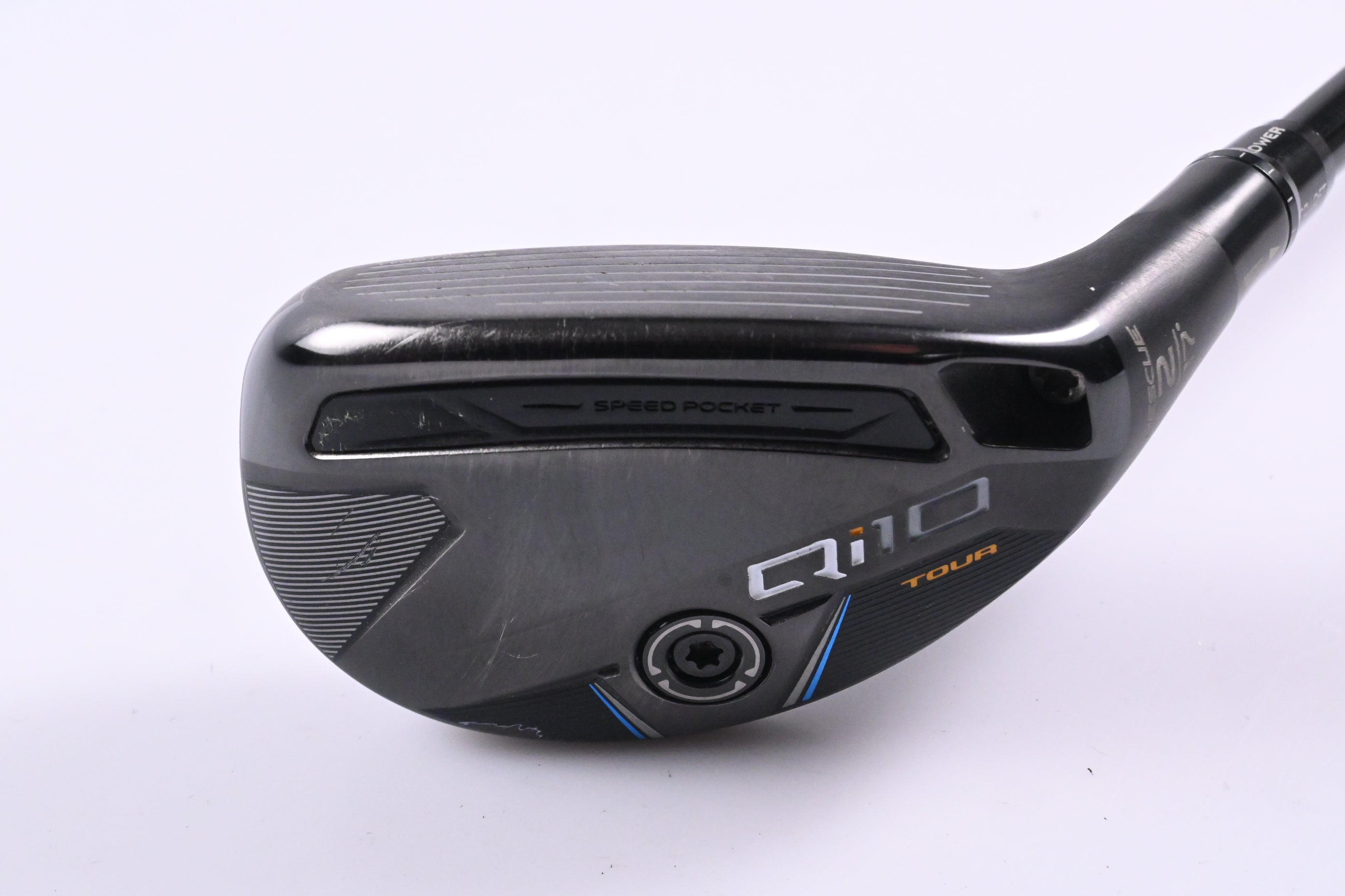 Taylormade Qi10 Tour #2 Hybrid / 17 Degree / Stiff Flex Tensei AV RAW Blue 80