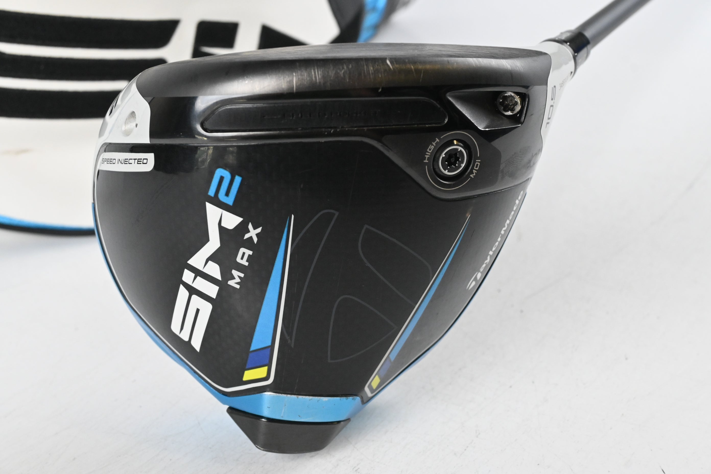 Taylormade SIM2 Max Driver / 10.5 Degree / Stiff Flex Tensei 1K Black 65 Shaft
