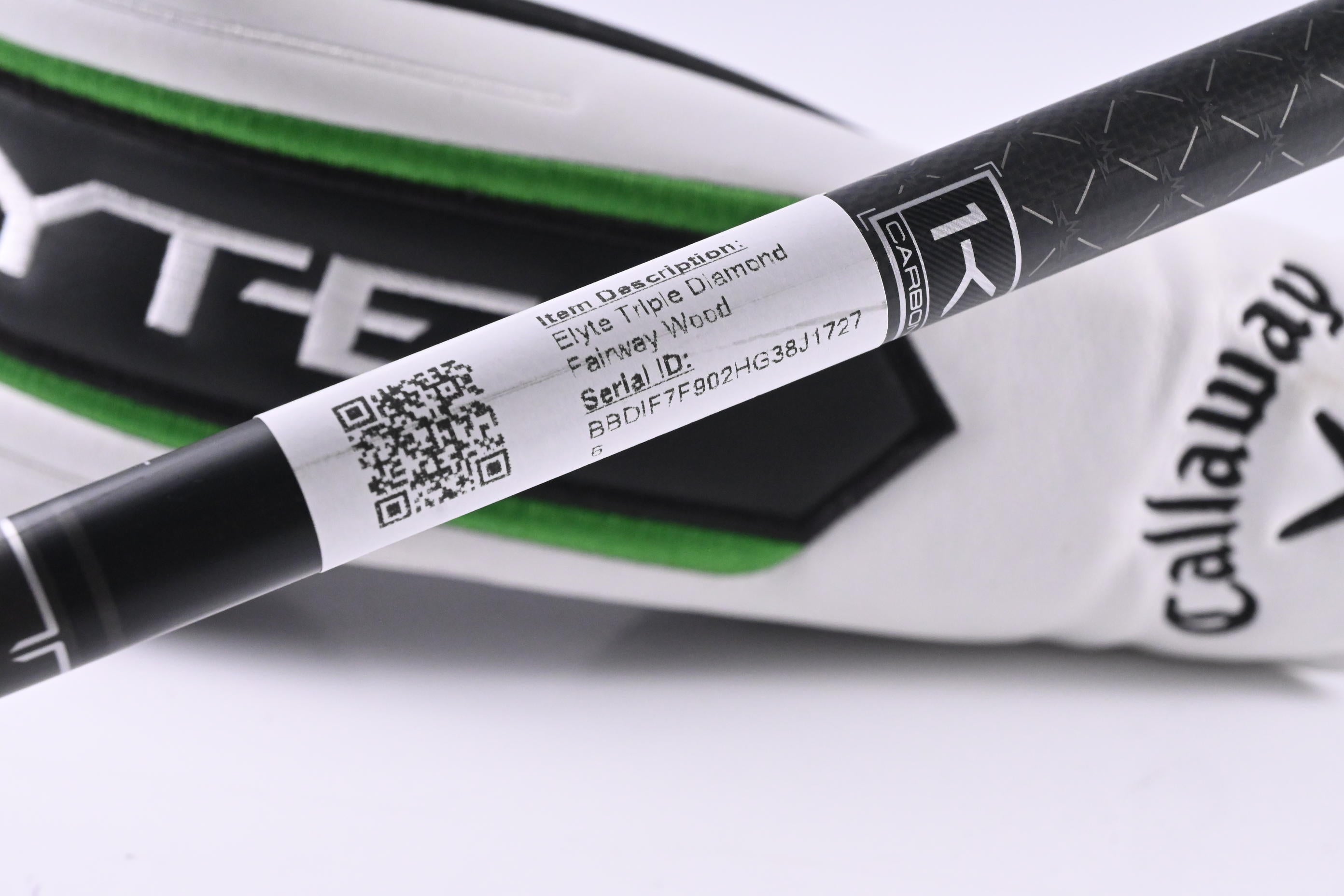 Callaway Elyte Triple Diamond #3 Wood / 15 Degree / Stiff Flex Tensei 1K Black