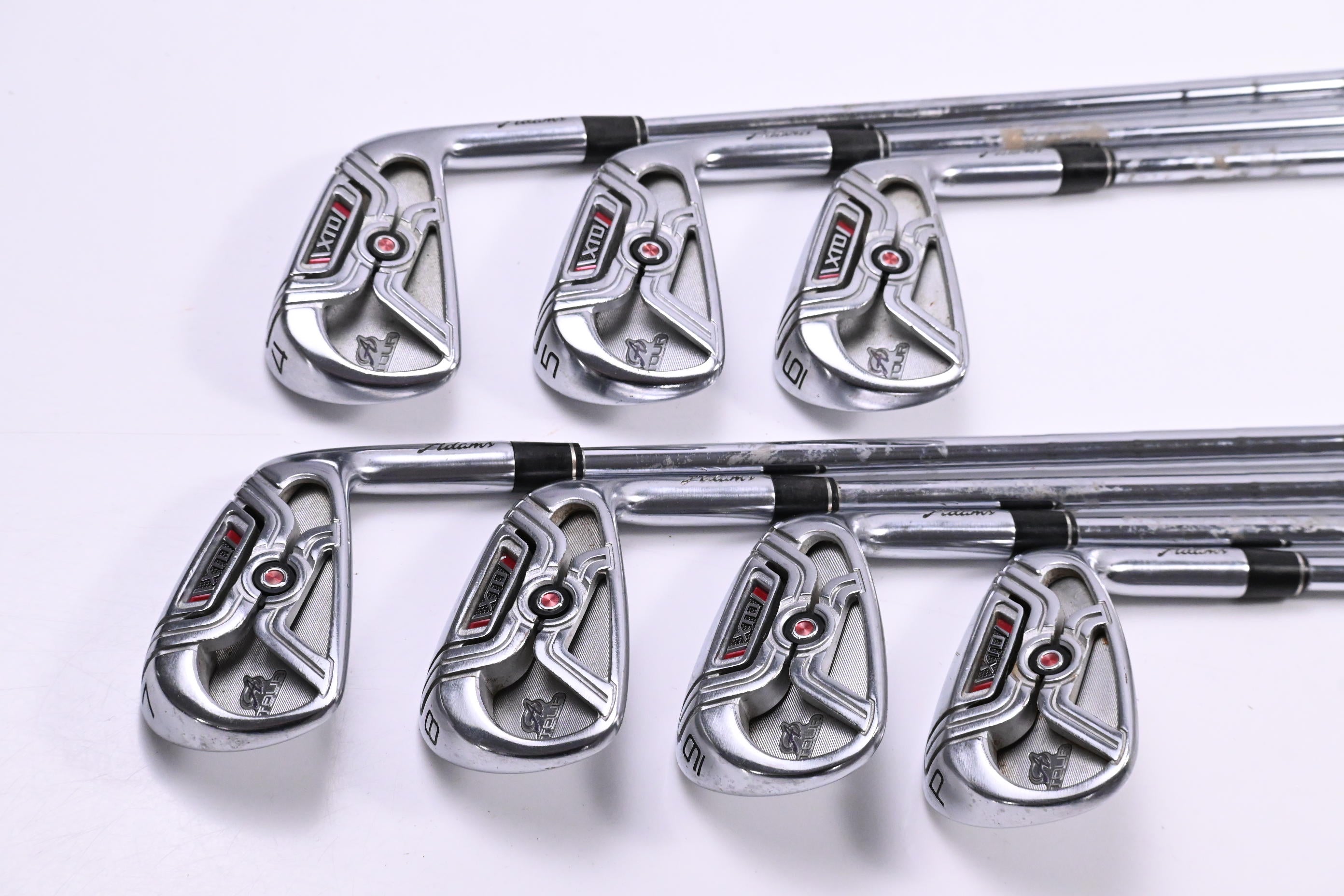 Adams XTD A Tour Silver Heads Irons / 4-PW / Regular Flex KBS Tour Shafts
