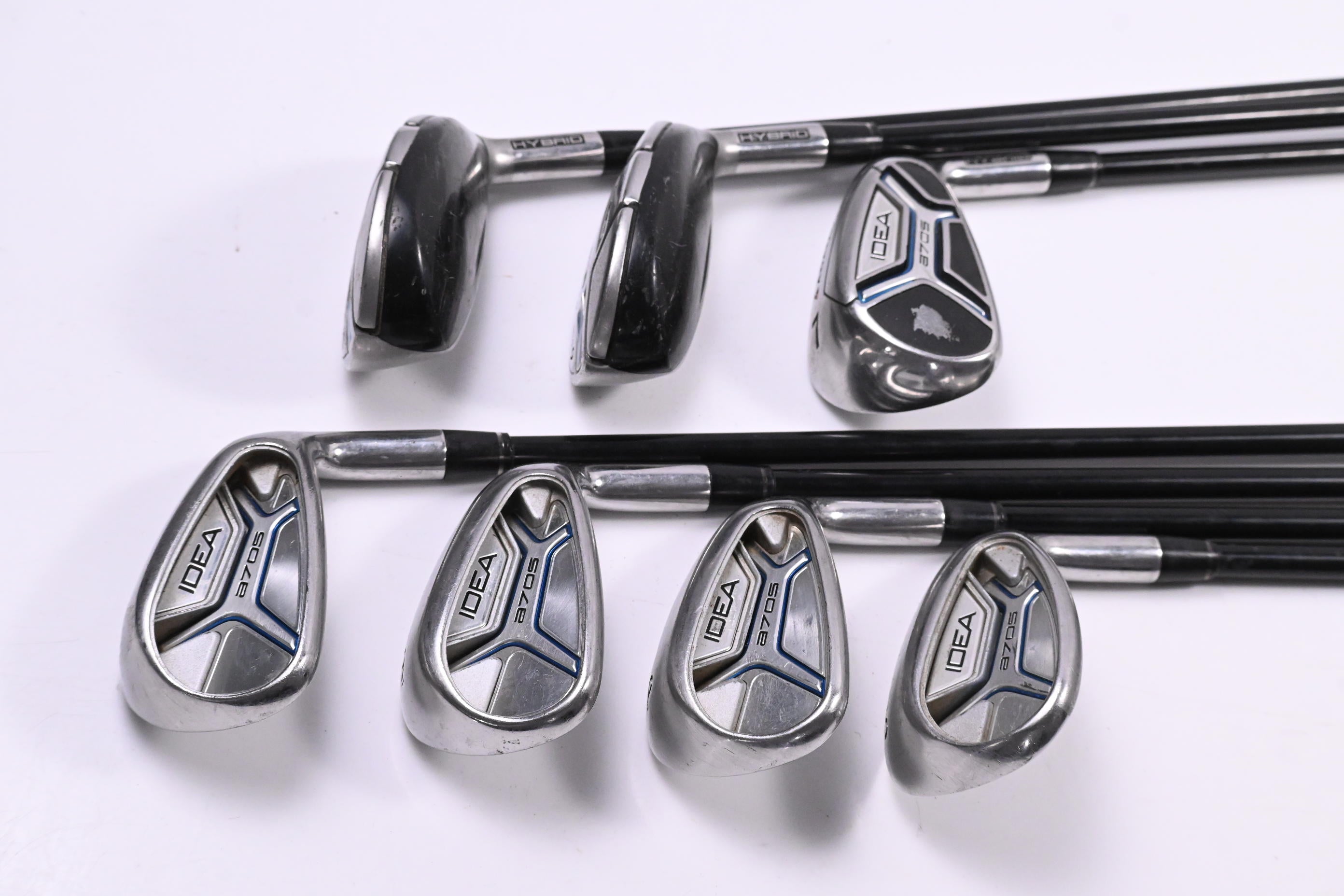 Adams Idea A7 OS Hybrid Combo Irons / 5-6H+7-PW+SW / Senior Flex Grafalloy Adams