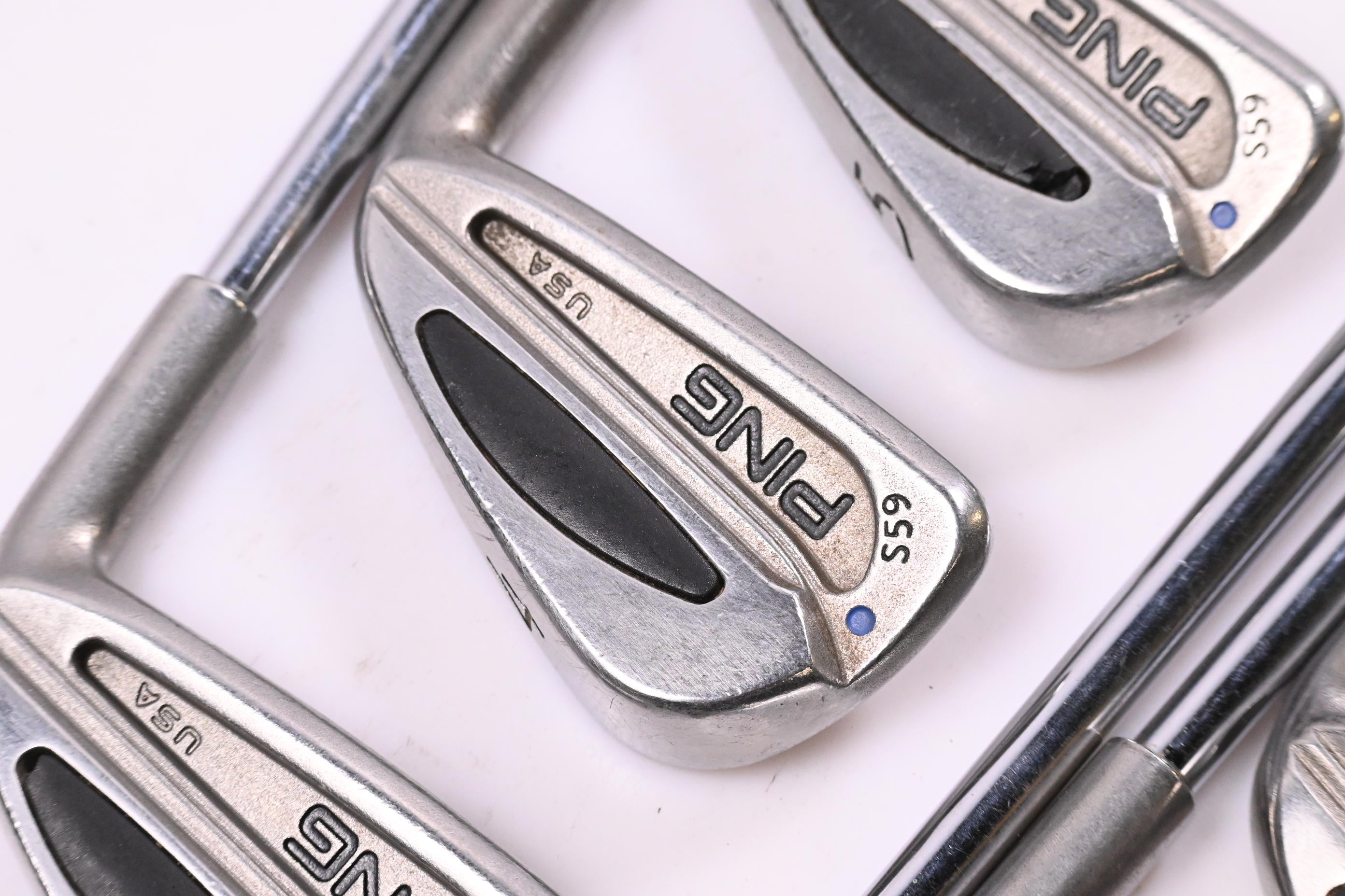 Ping S59 Irons / 3-9i / Blue Dot / Stiff Flex Ping Steel Shafts