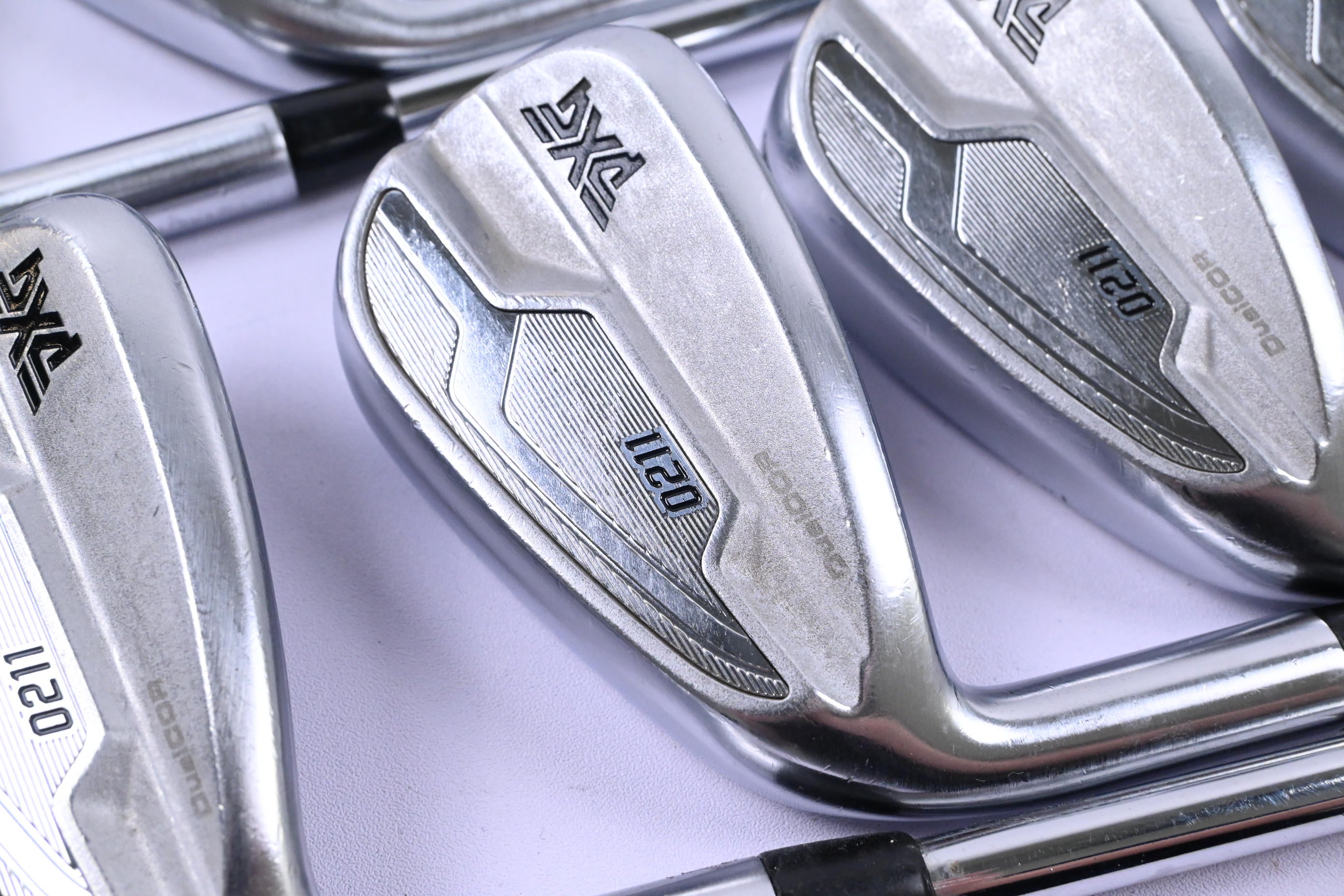 Left Hand PXG 0211 DC Irons / 4-PW+GW / Regular Flex Elevate 95 Shafts