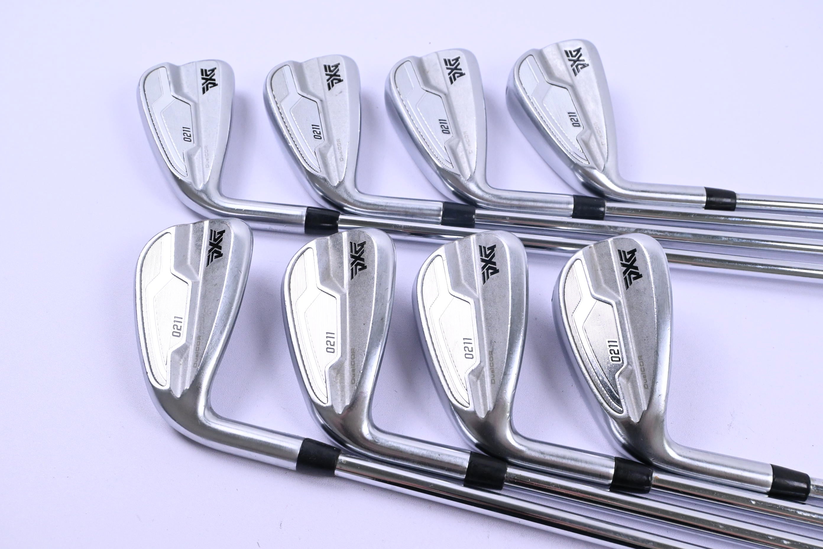 Left Hand PXG 0211 DC Irons / 4-PW+GW / Regular Flex Elevate 95 Shafts