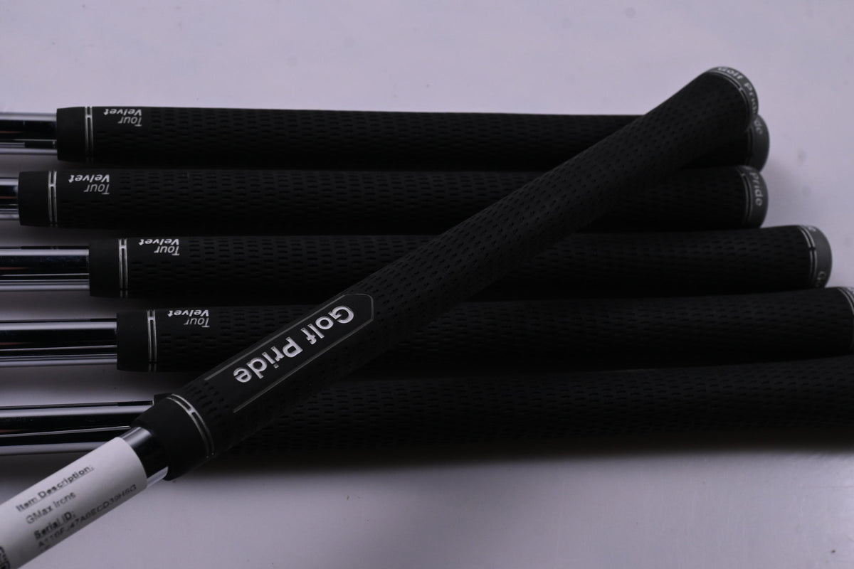 Left Hand Ping GMax Irons / 6-PW+SW / Black Dot / Stiff Flex XP 95 S300 Shafts