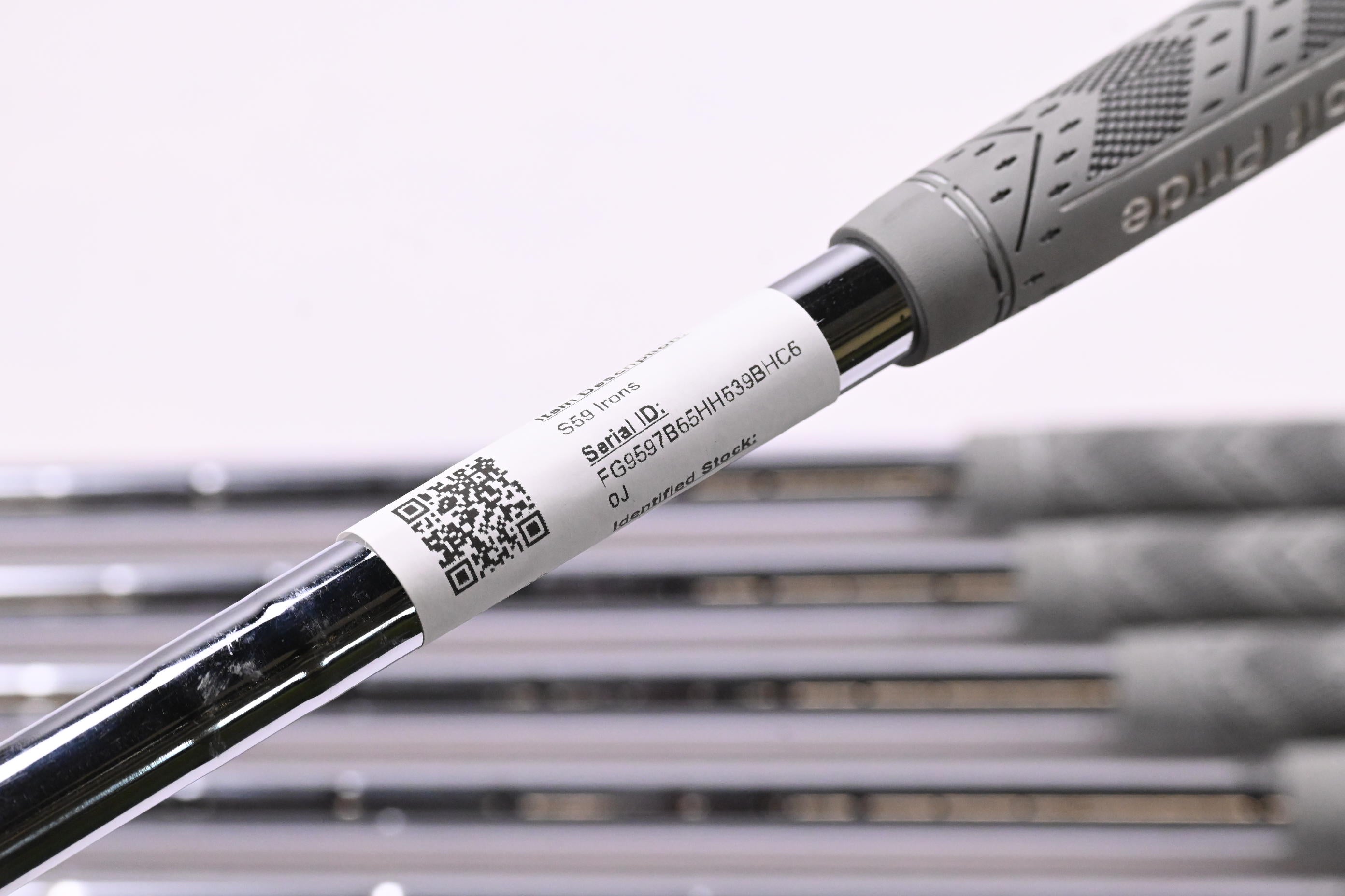 Ping S59 Irons / 3-9i / Blue Dot / Stiff Flex Ping Steel Shafts