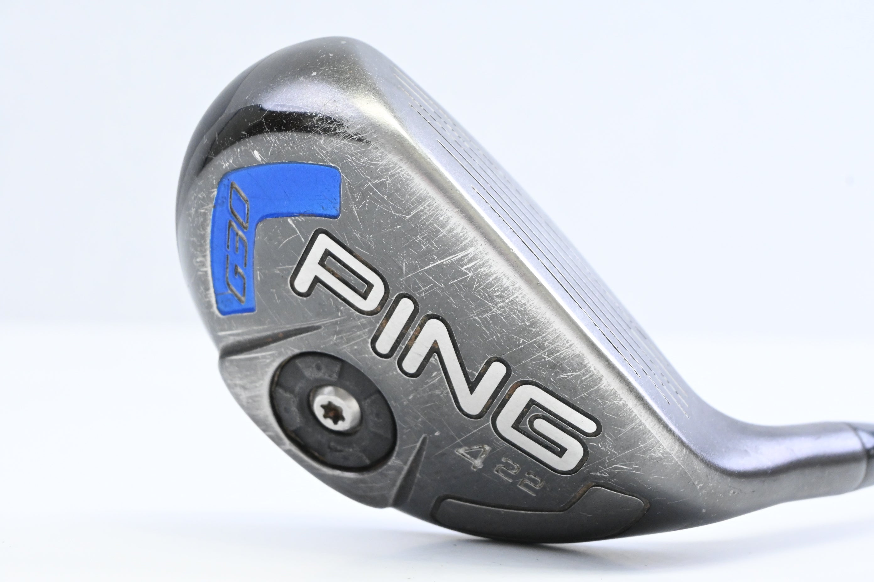 Ping G30 #4 Hybrid / 22 Degree / Stiff Flex Ping Tour Chrome 90 Shaft